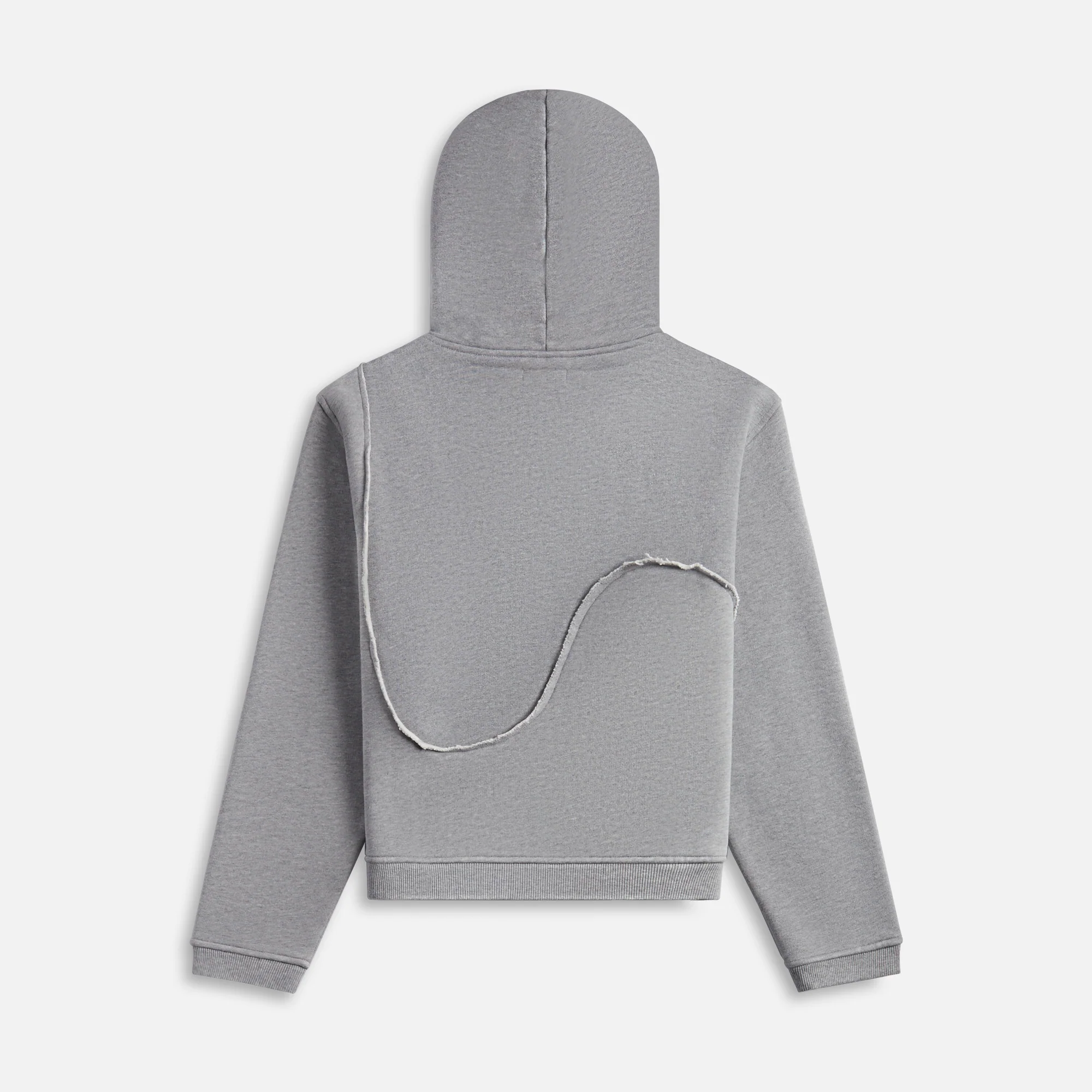 ERL Swirl Zipped Hoodie - Grey - Image 2