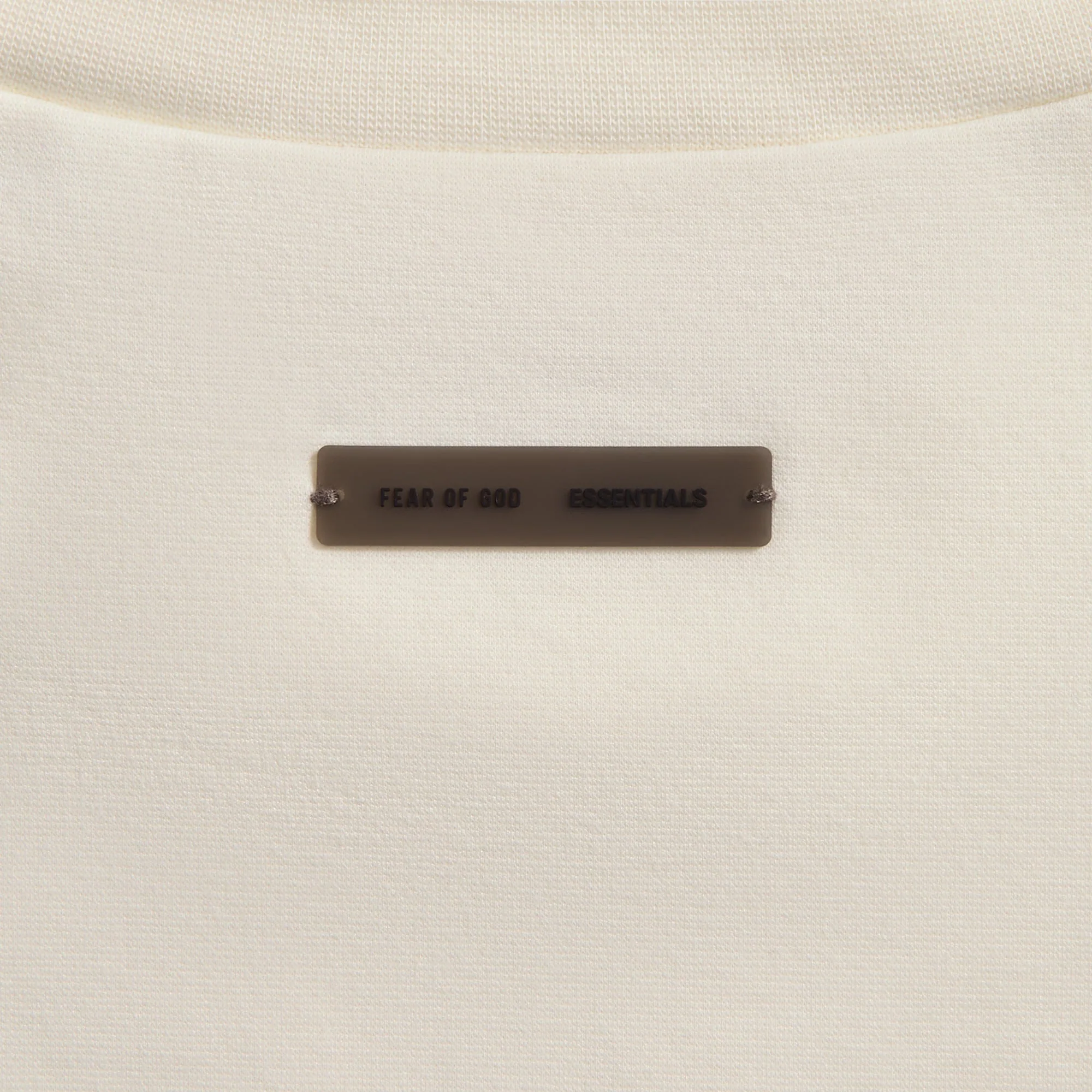 Essentials Ponte 90's Tee - Ivory - Image 3
