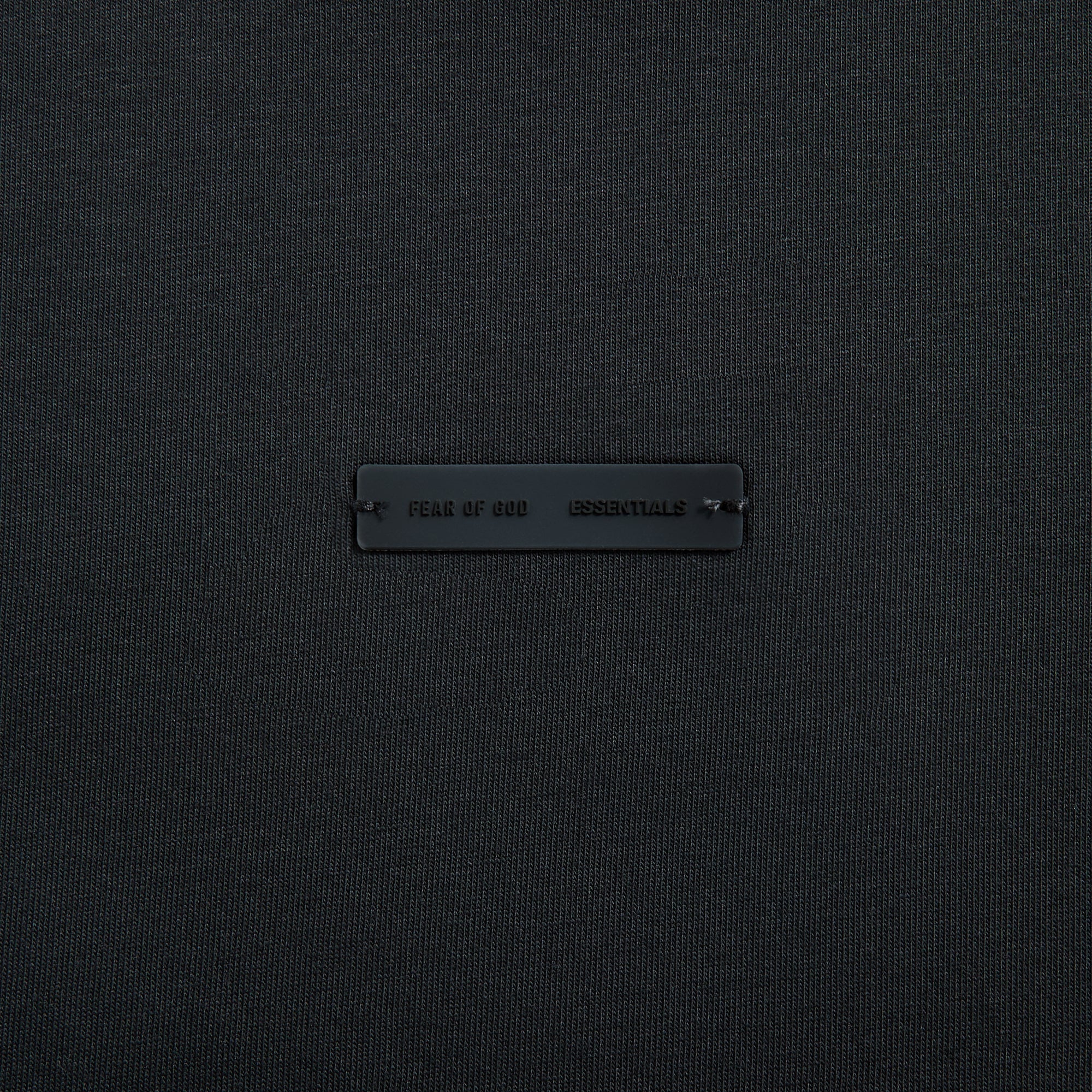 Essentials Classic Fit Tee - Jet Black - Image 3