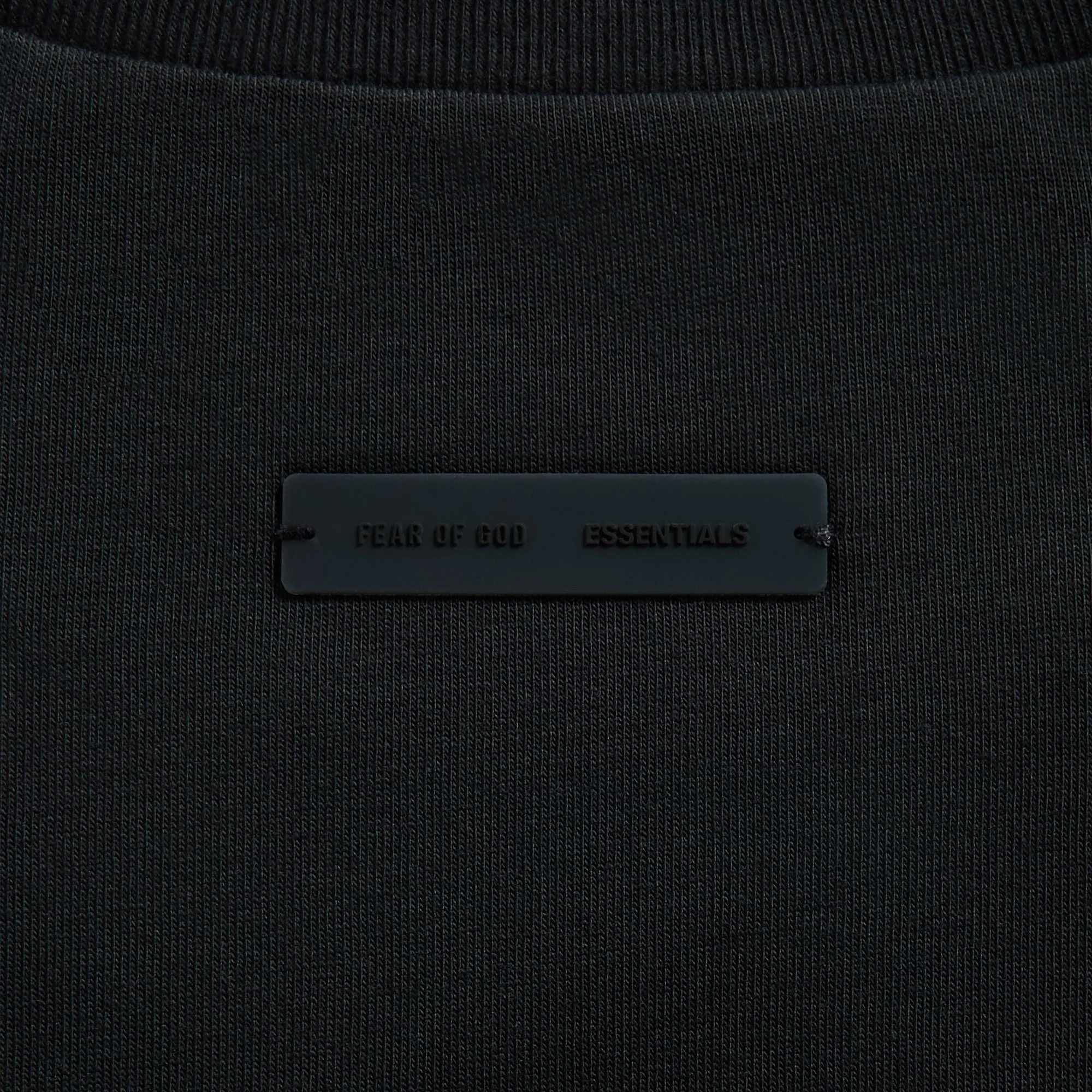 Essentials 90S Fit Tee - Jet Black - Image 3