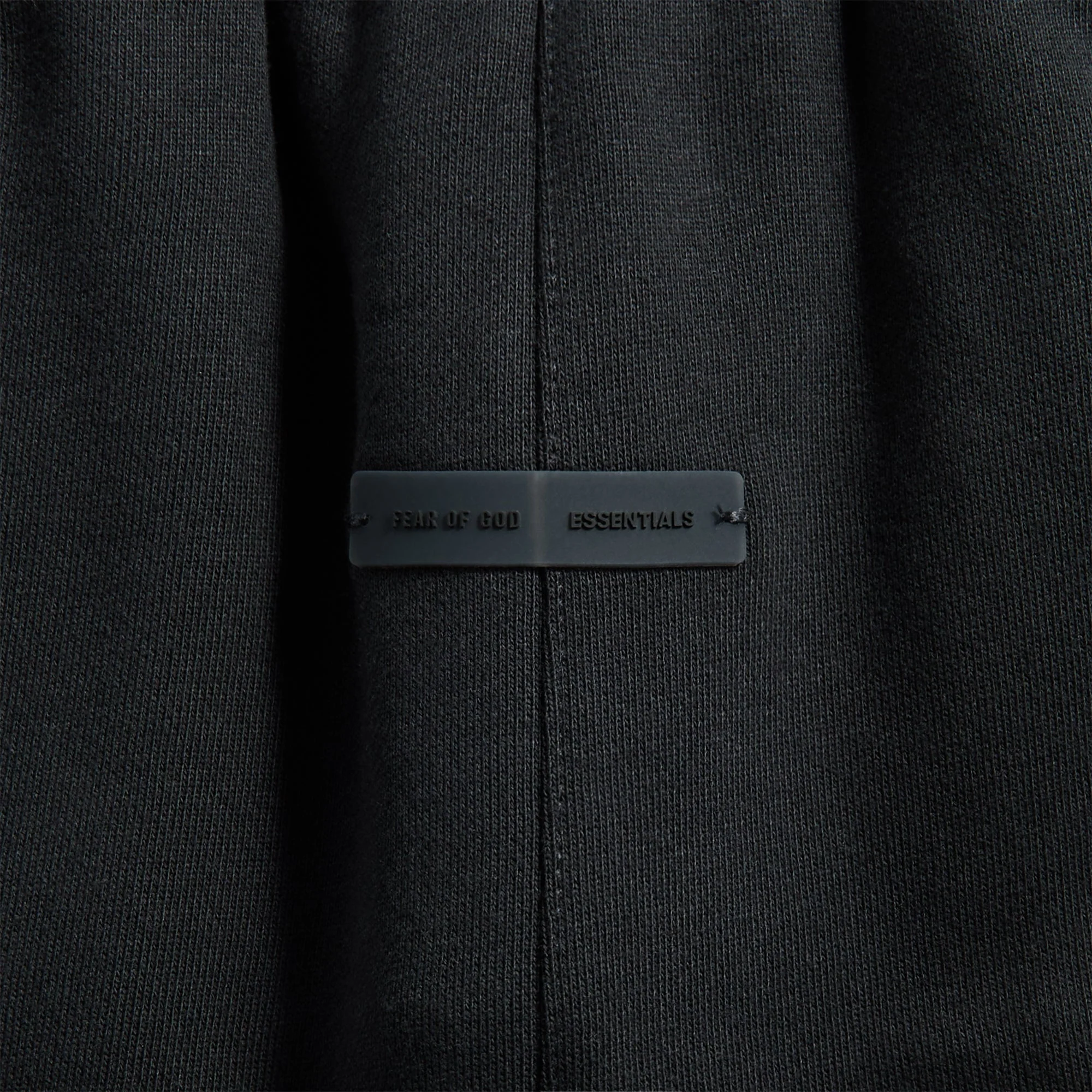 Essentials Relaxed Fleece Sweatpant With Piping - Jet Black / Cloud White - Image 4