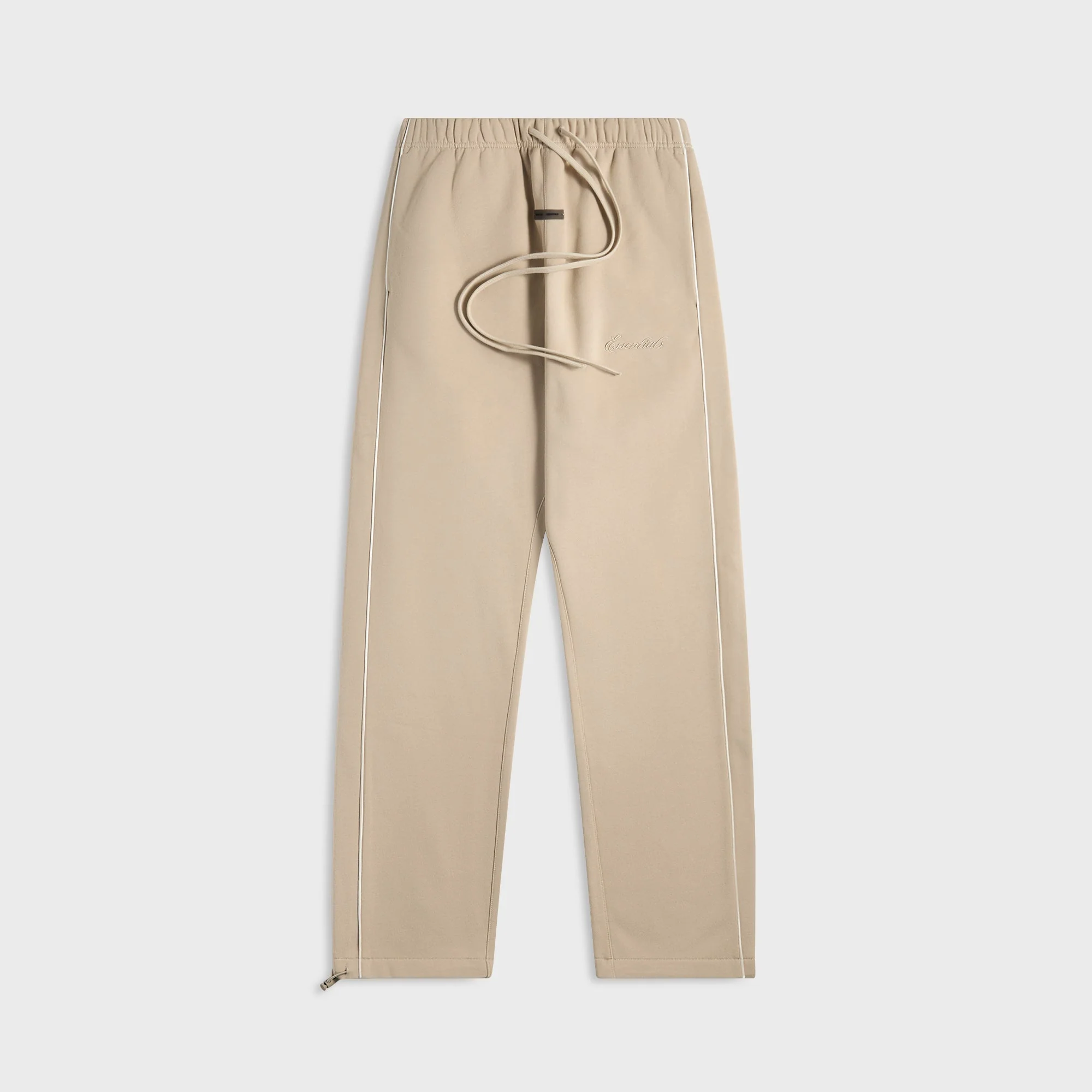 Essentials Relaxed Fleece Sweatpant With Piping - Timber / Cloud White