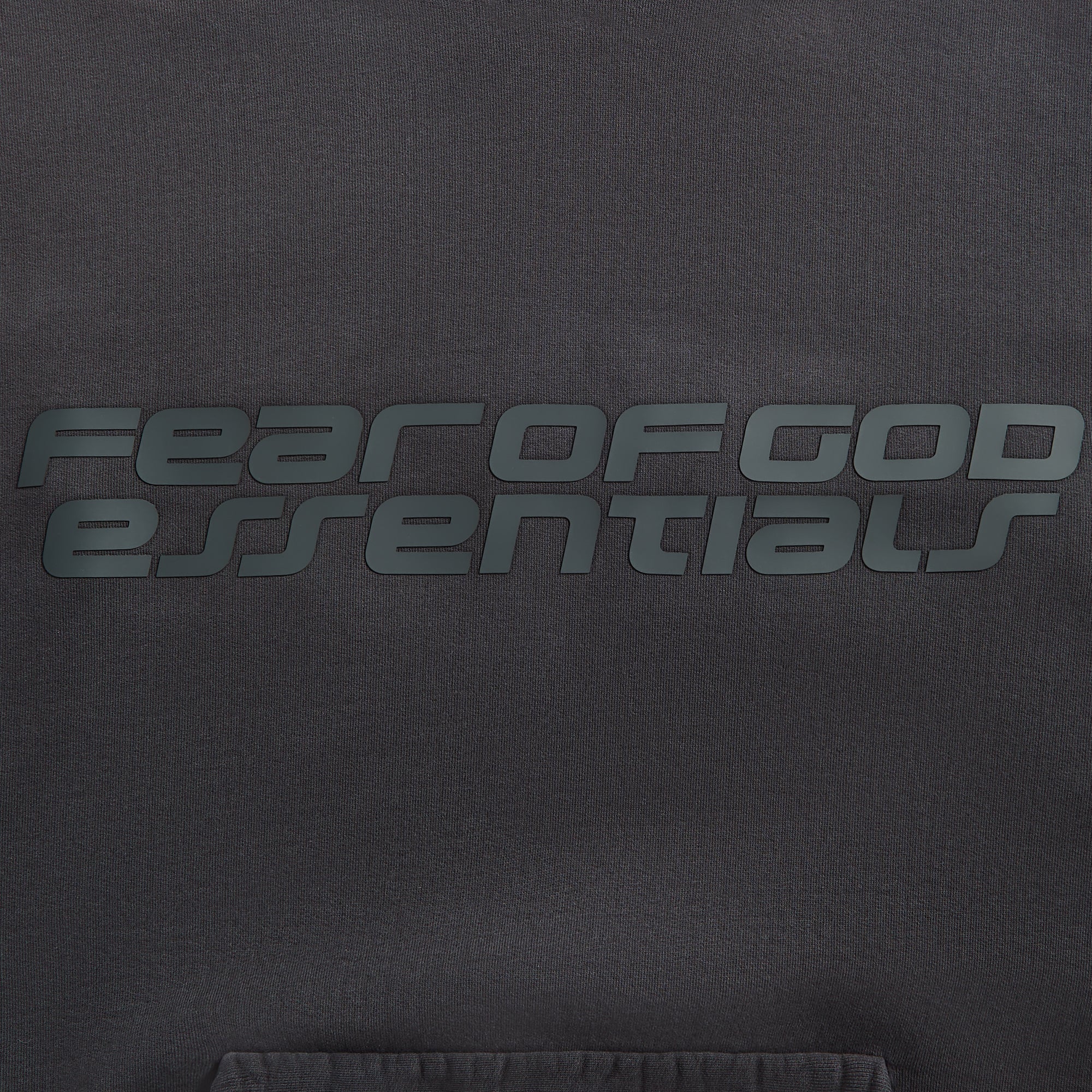 Essentials 90's Hoodie - Vintage Black - Image 3