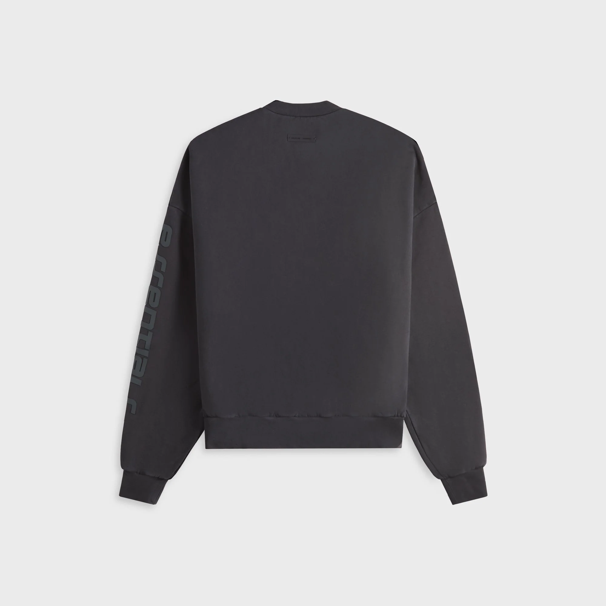 Essentials Cropped Relaxed Chicago Sweatshirt - Vintage Black - Image 2