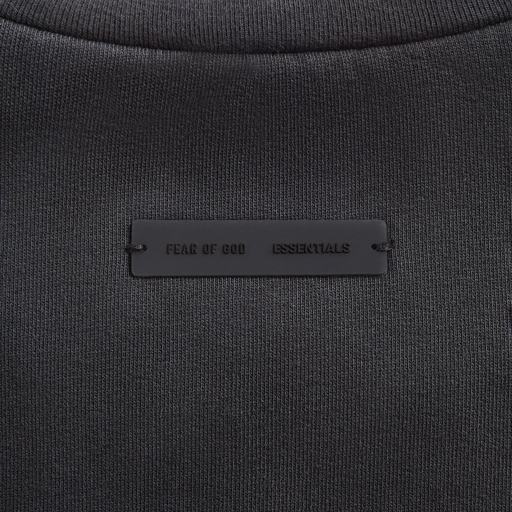 Essentials Cropped Relaxed Chicago Sweatshirt - Vintage Black - Image 3