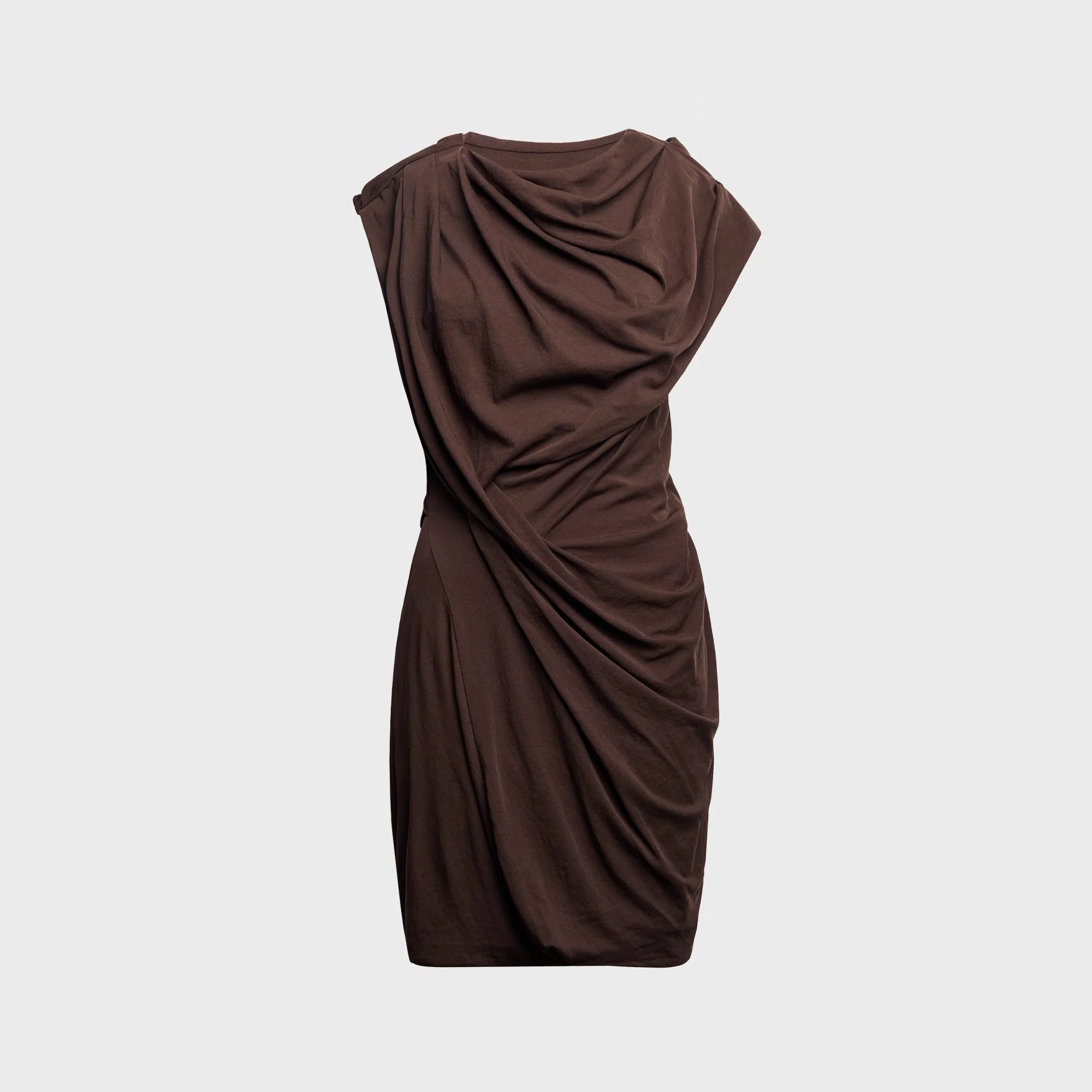 Entire Studios Twist Mini Dress - Demitasse