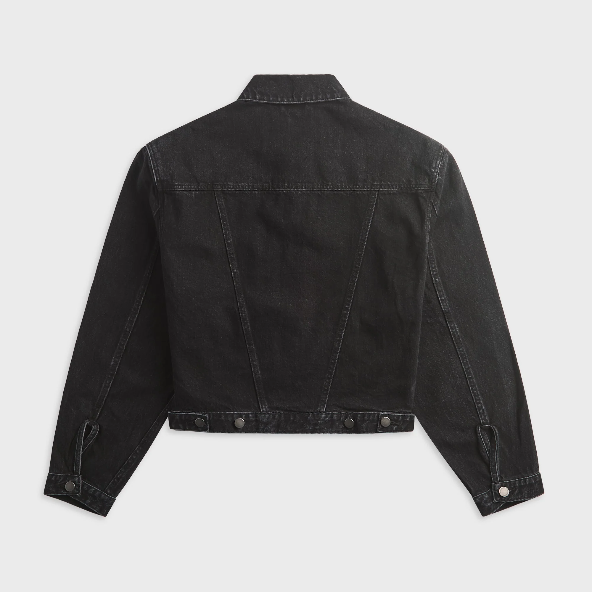 Entire Studios Shrunken Denim Jacket - Magnetite - Image 2