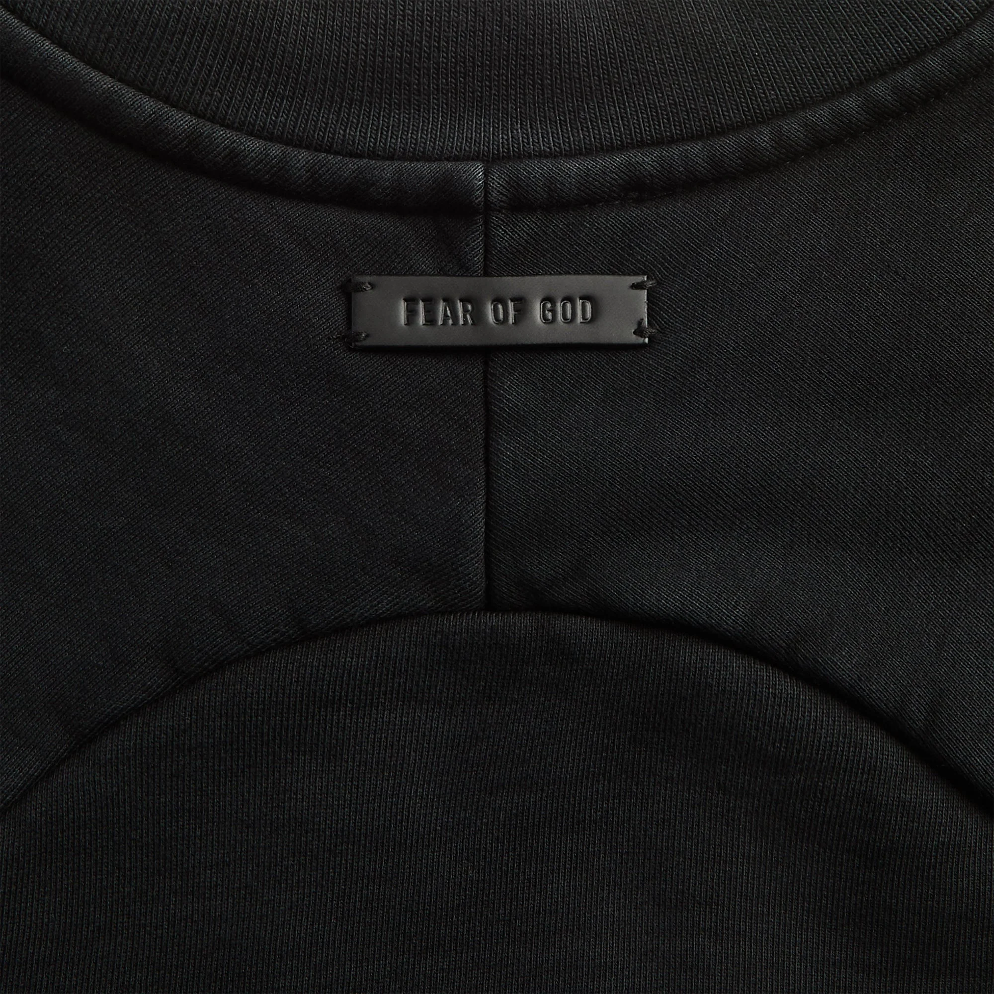 Fear Of God Sunfaded Classic Half Raglan Sweatshirt - Black - Image 3