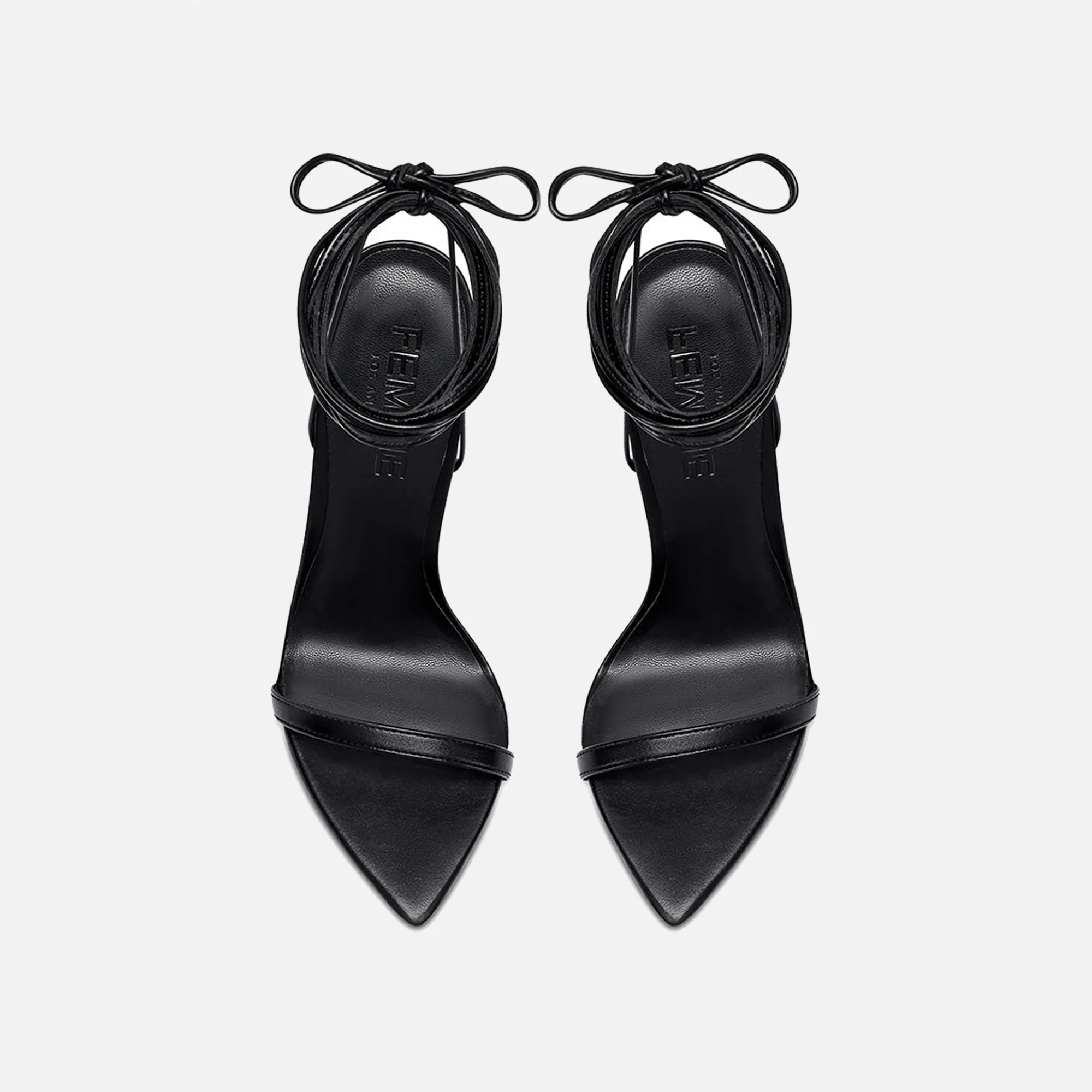 Femme LA The London Lace-Up - Noir - Image 3