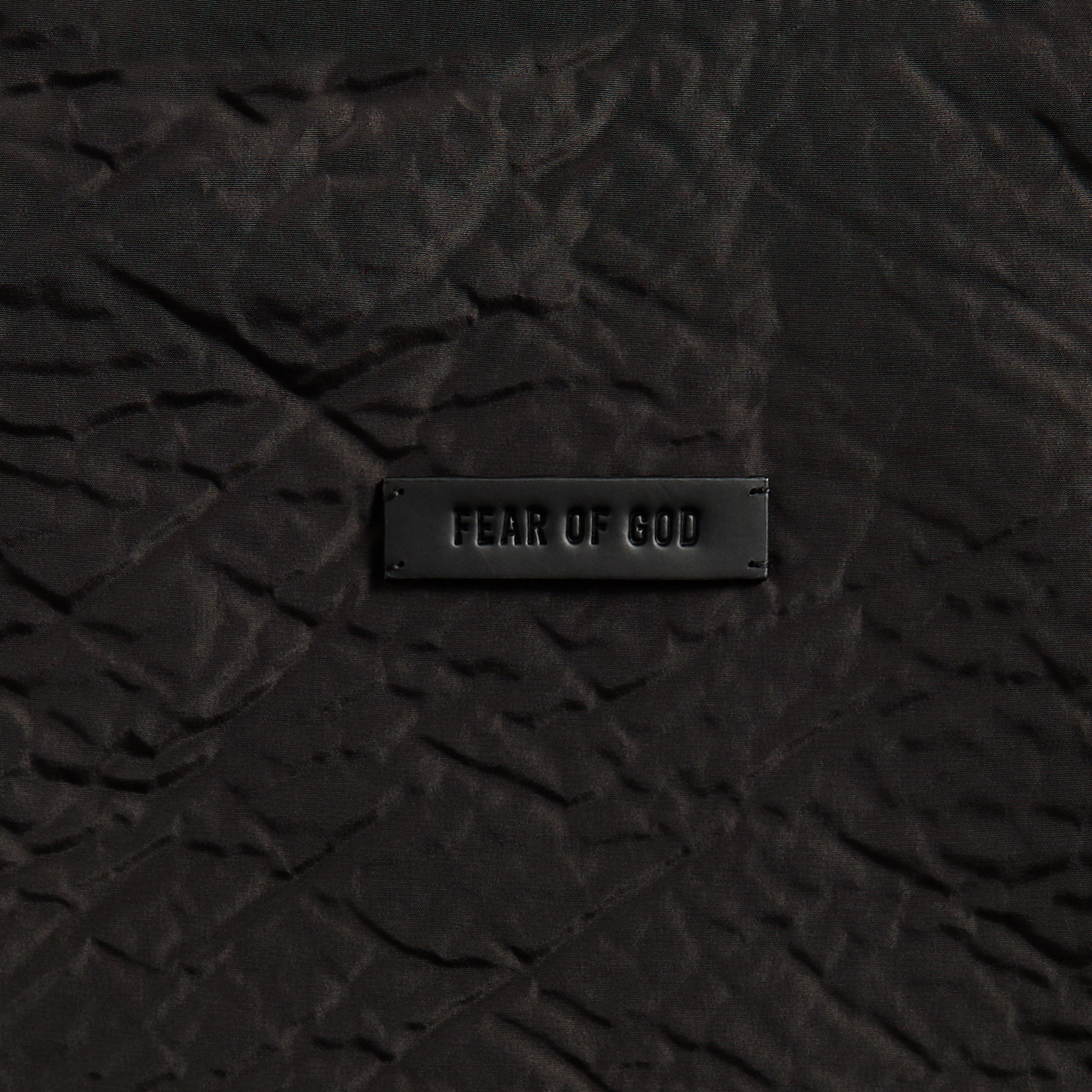 Fear of God High Neck Track Jacket - Black - Image 3