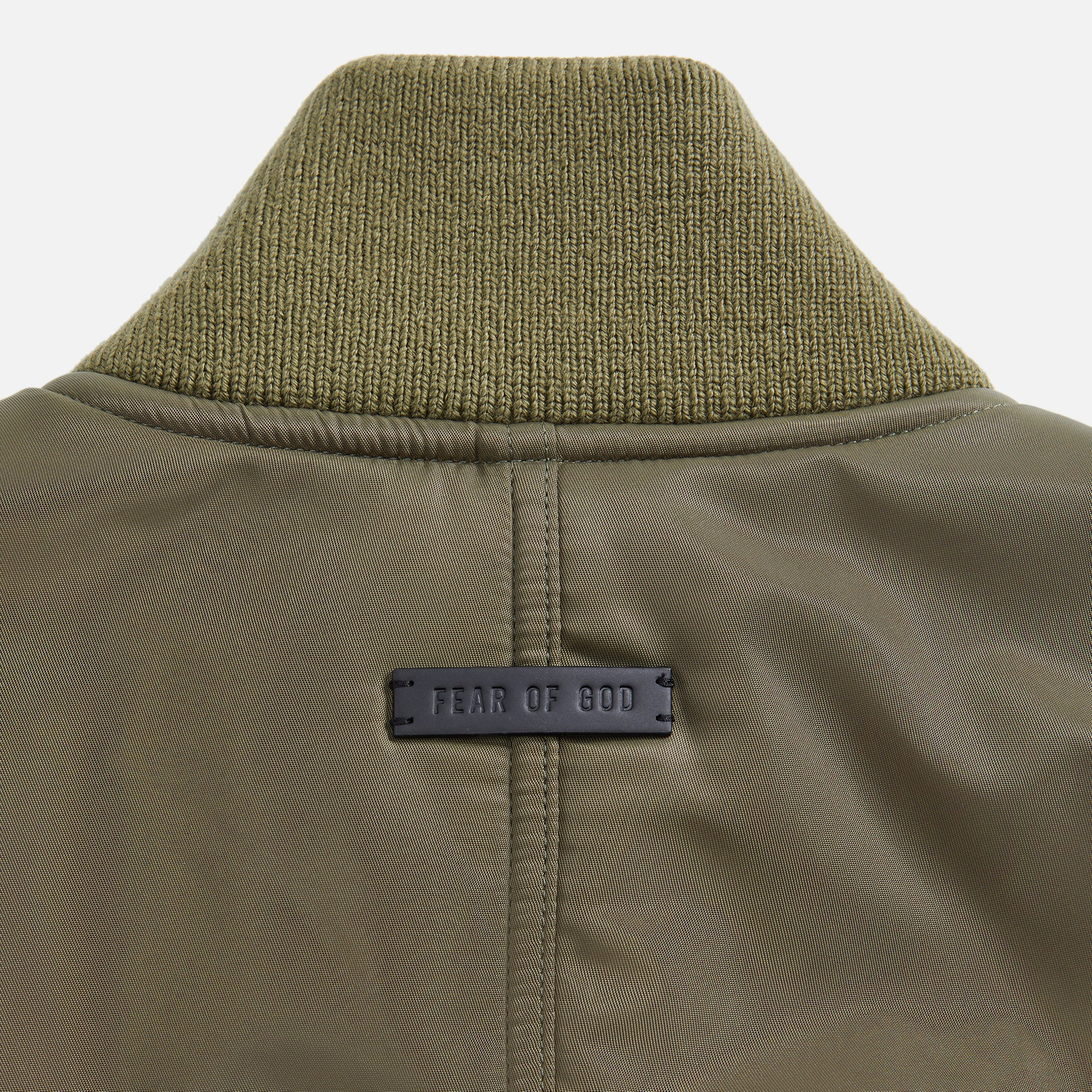 Fear of God Eternal Nylon Twill Bomber - Olive - Image 4