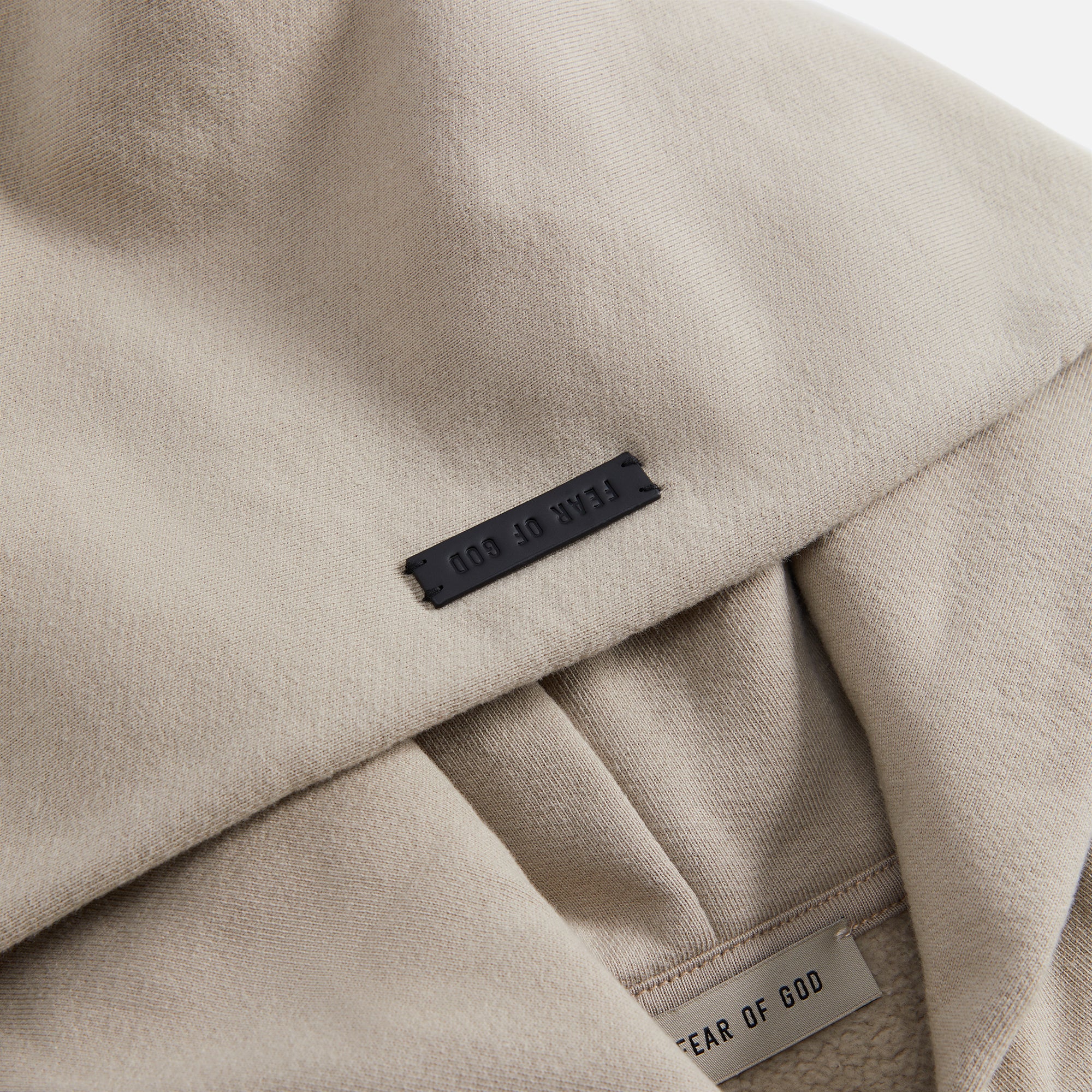 Fear of God Eternal Cotton Fleece Zip Hoodie - Dusty Beige - Image 3