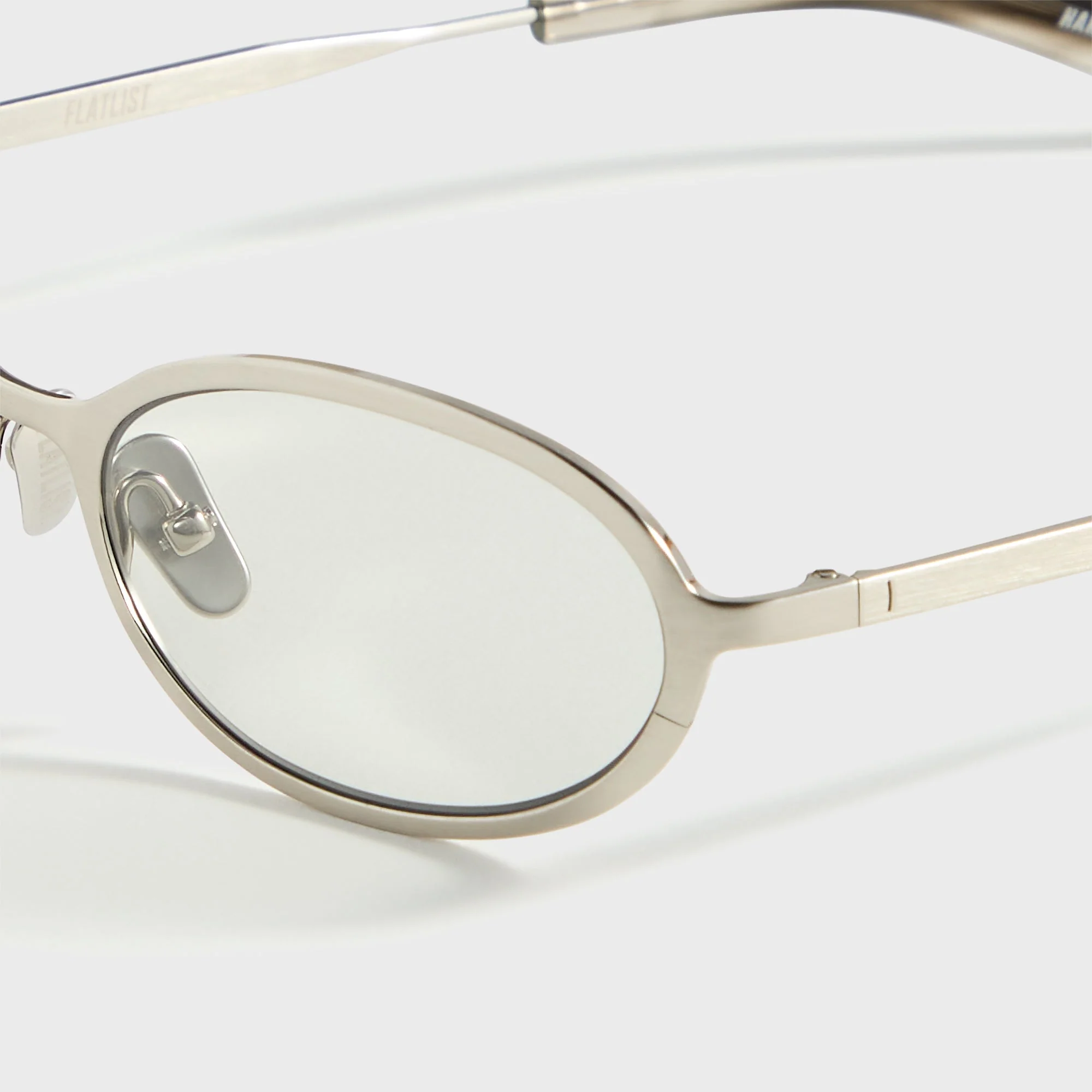 Flatlist Cohen - Brushed Silver / Transparent Grey Lens - Image 3