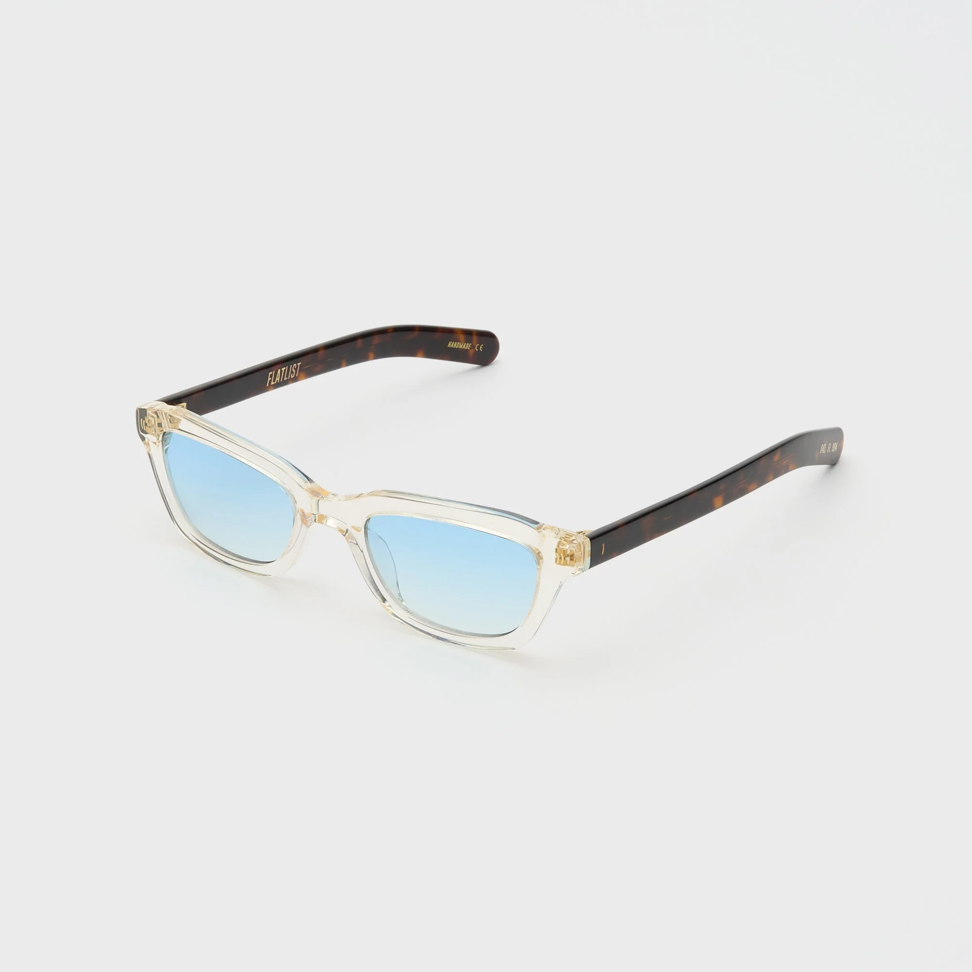 Flatlist Clint - Crystal Yellow / Dark Tortoise / Light Blue Lens - Image 2