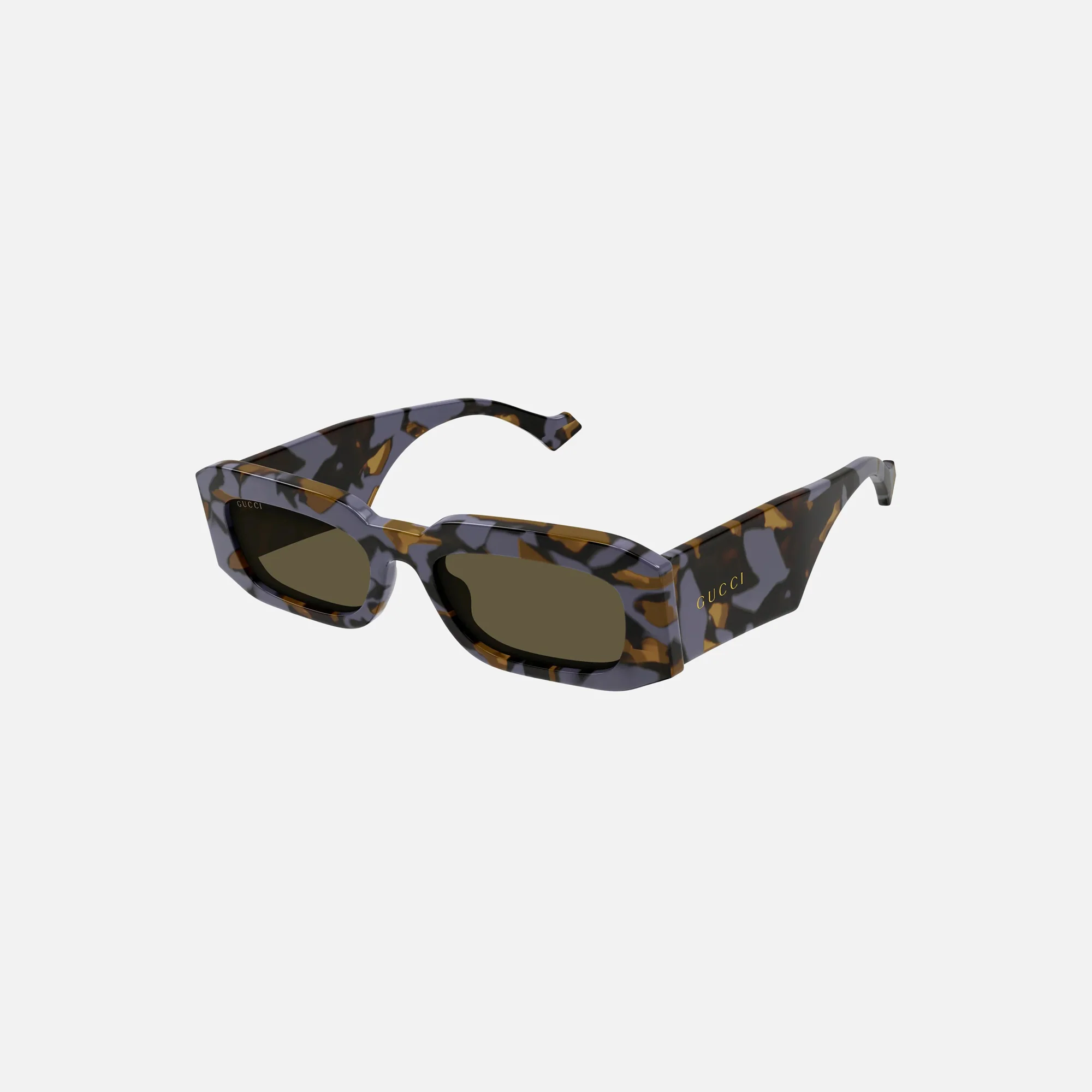 Gucci Acetate Oval Frames - Purple Camo - Image 2