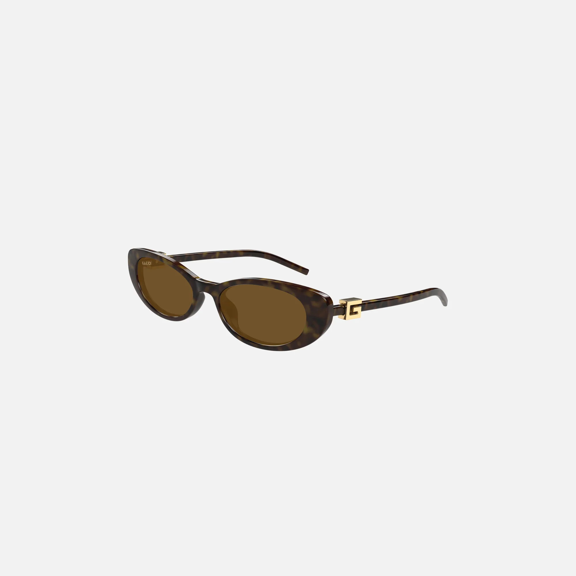 Gucci Oval Injection Frame - Brown - Image 2