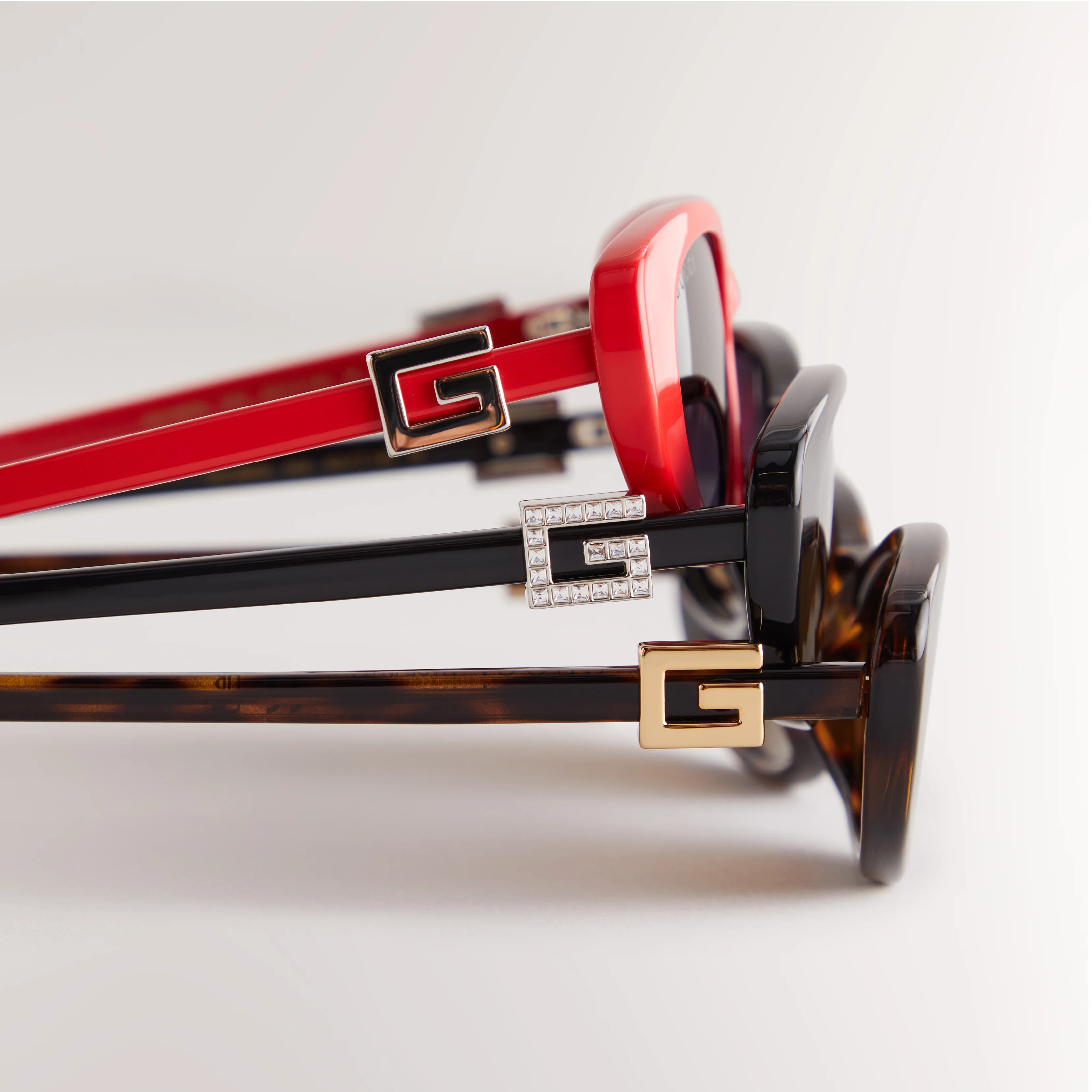 Gucci Oval Injection Frame - Brown - Image 3