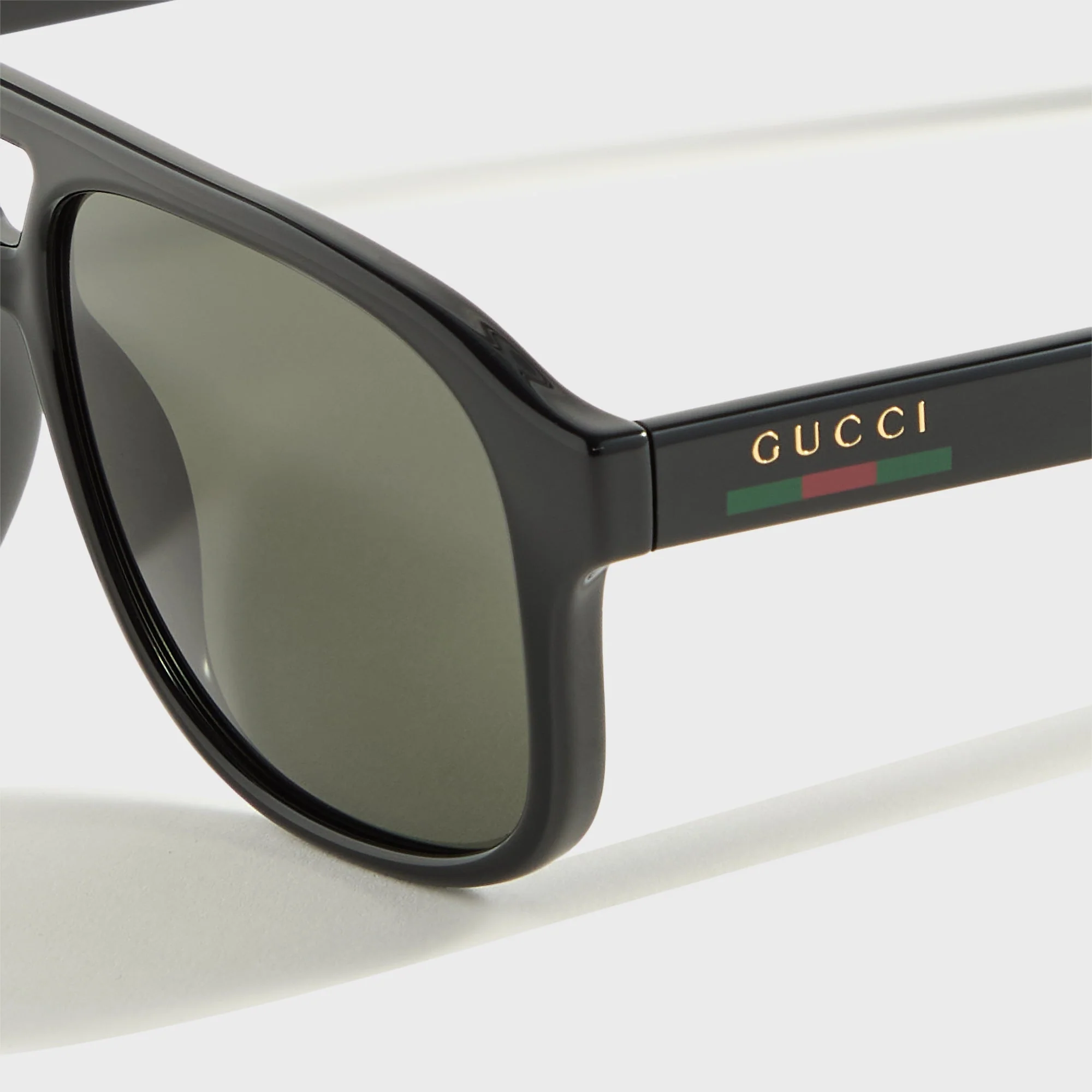 Gucci Aviator Sunglasses - Black - Image 3