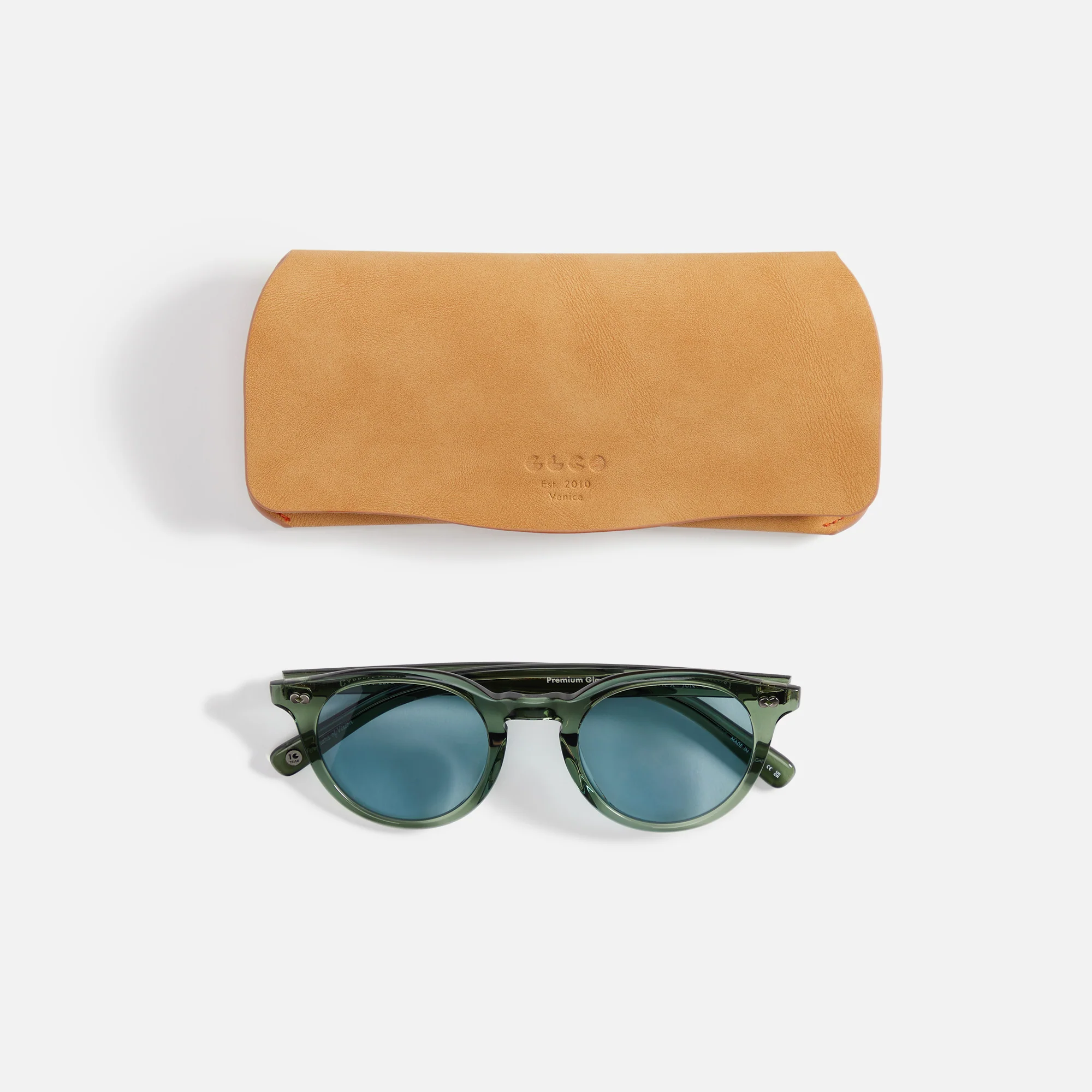 Garrett Leight Clune x Sun - Juniper / Pure Blue - Image 3