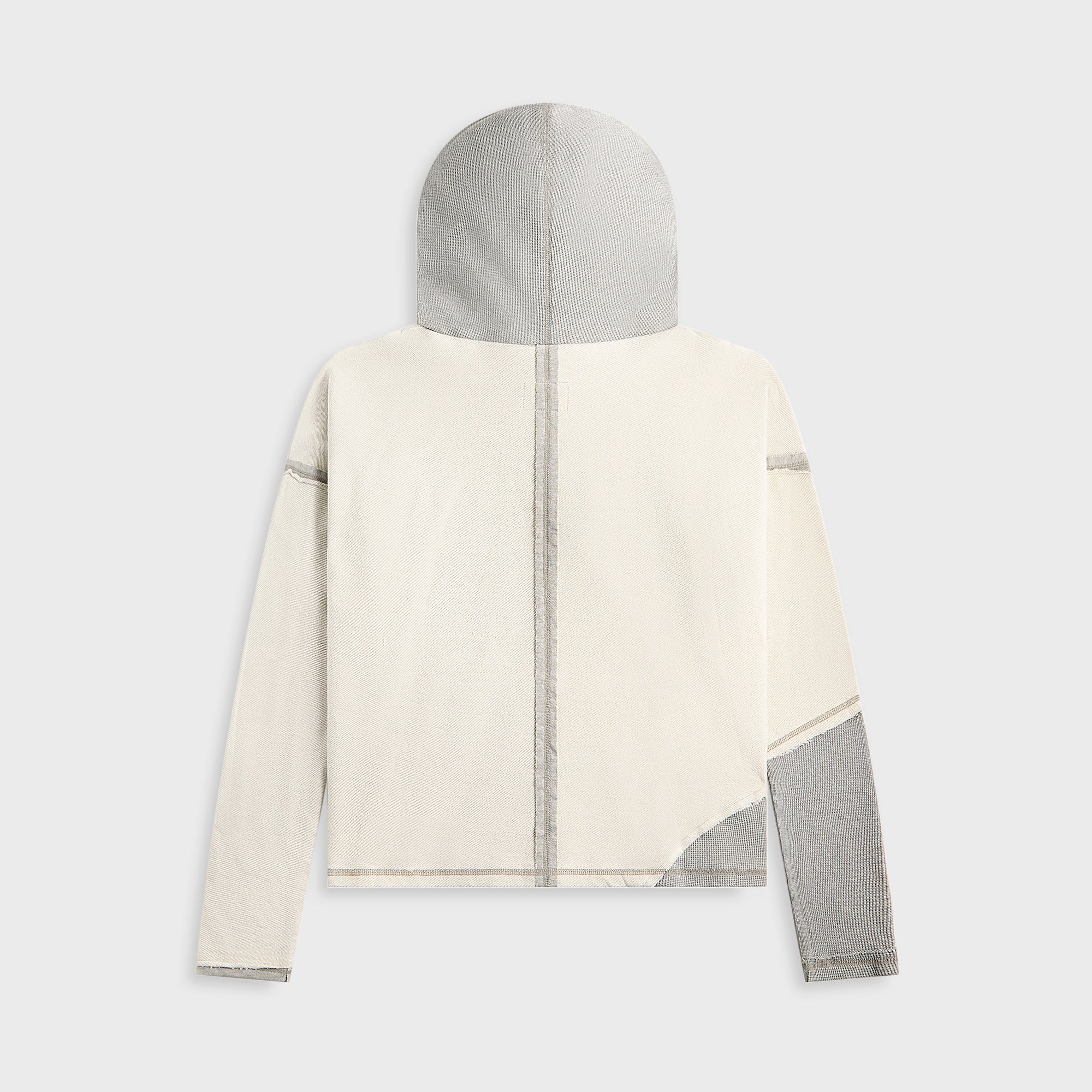 Greg Lauren Reverse Hoodie - Grey - Image 2