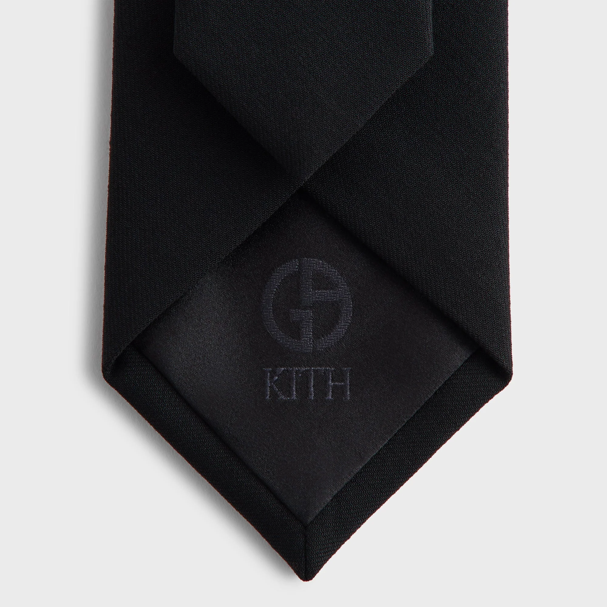 Giorgio Armani & Kith &Kin Milano Crepe Tie - Black - Image 8