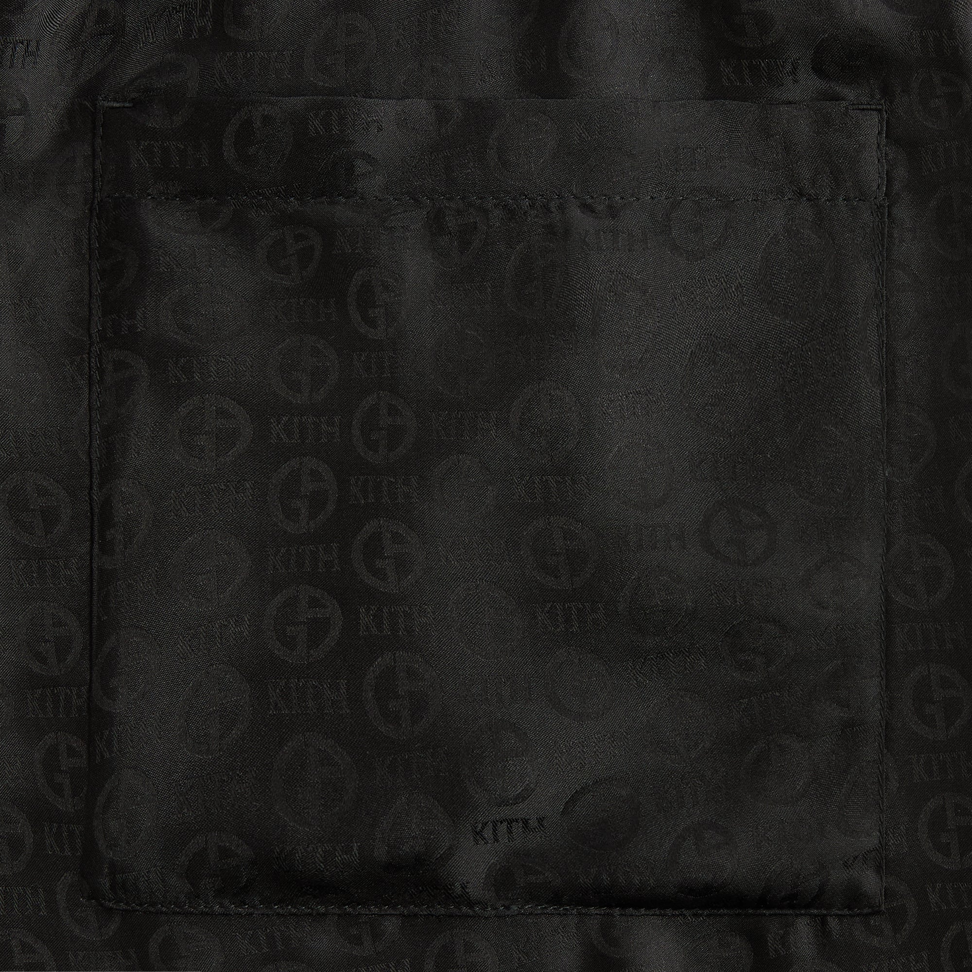 Giorgio Armani & Kith Monogram Grayson Pant - Black - Image 4