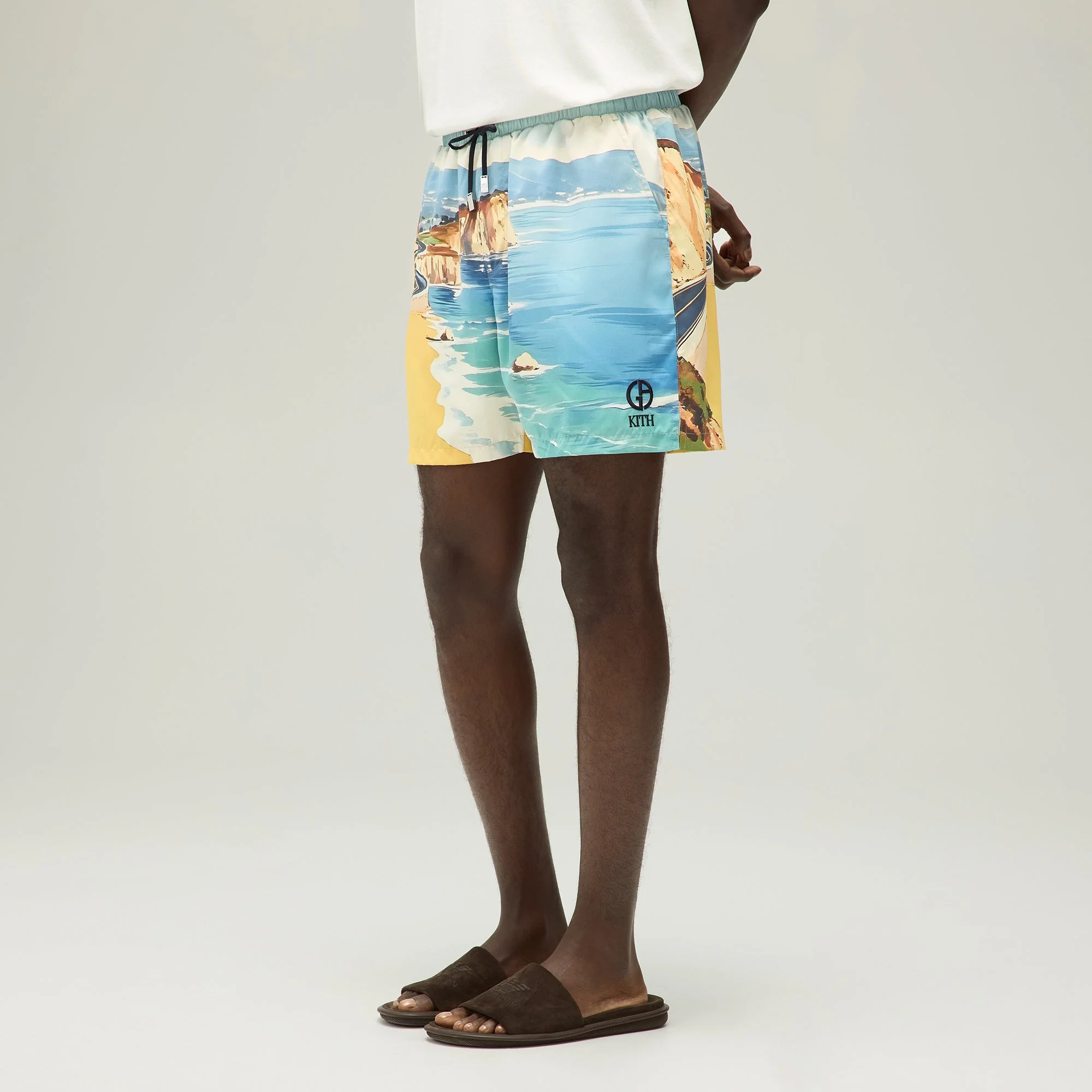 Giorgio Armani & Kith Malibu Collins Swim Short - Multi - Image 2