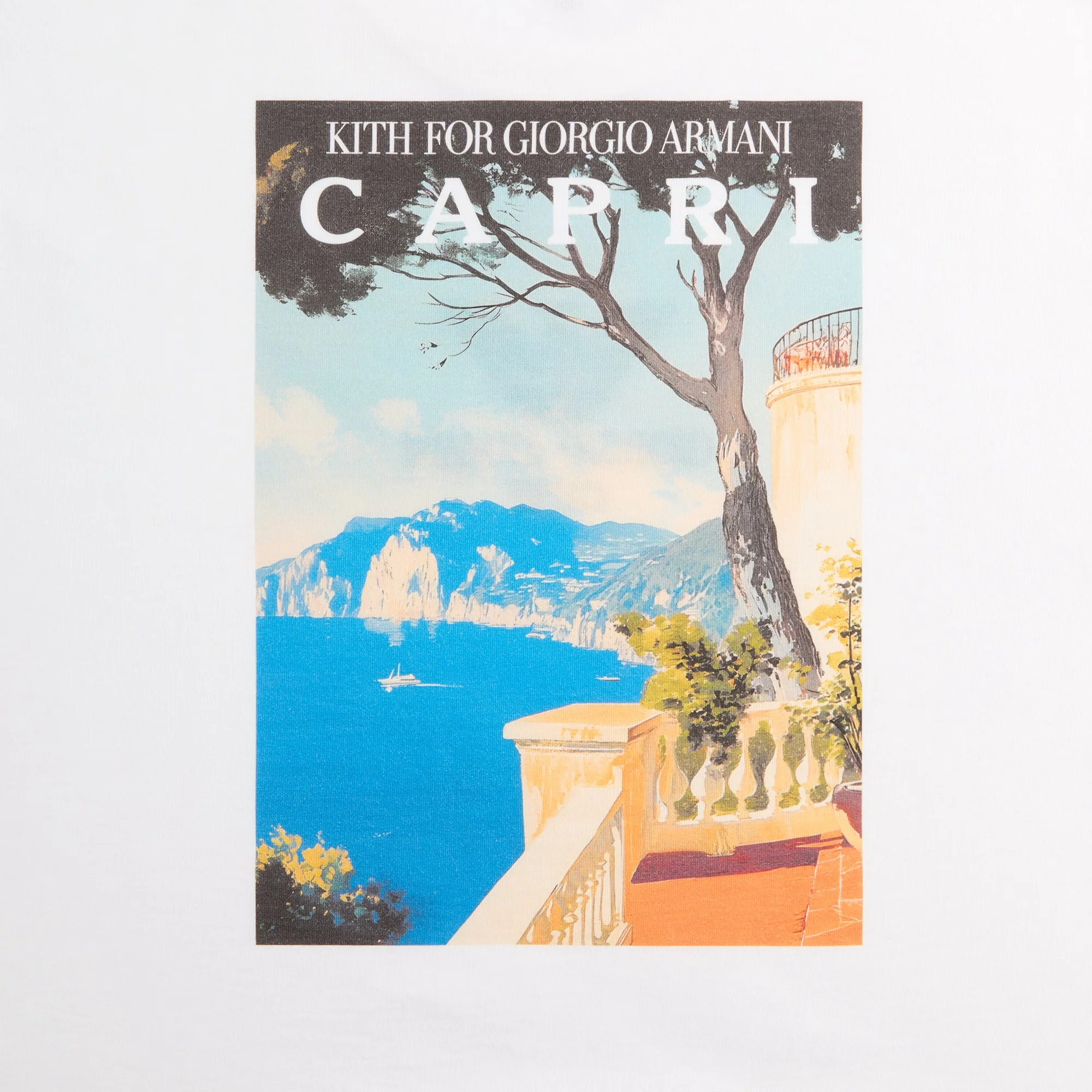 Giorgio Armani & Kith Capri Tee - White - Image 6