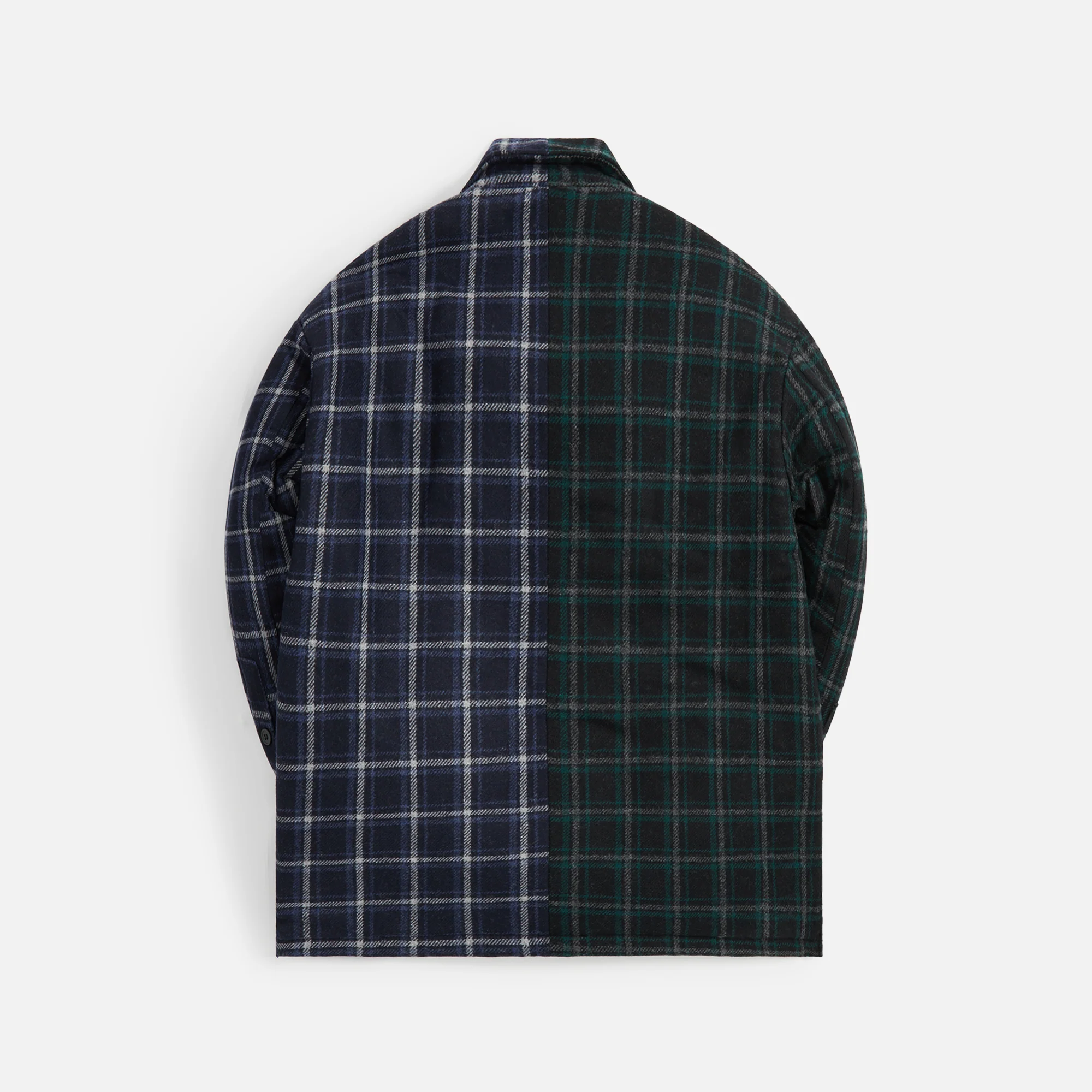 Greg Lauren Sherpa Lined Boxy Jacket - Navy - Image 2