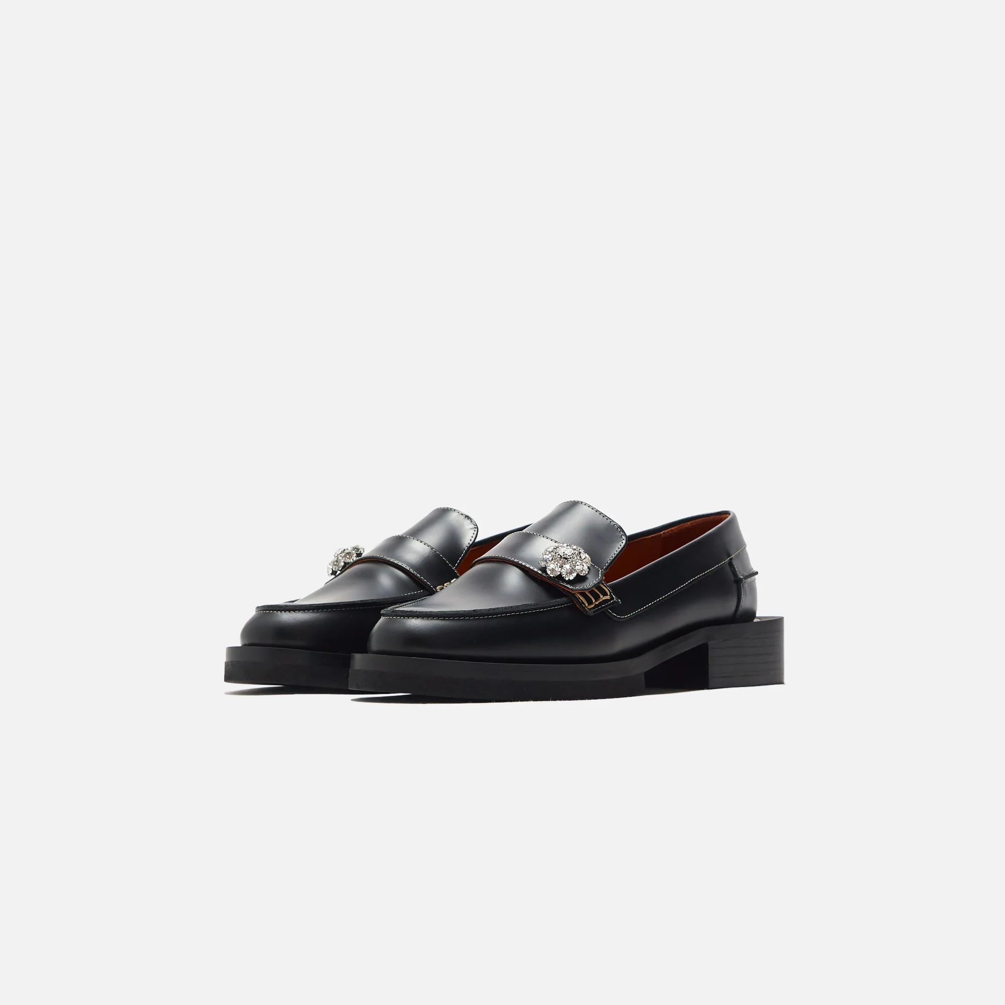 Ganni Loafer - Black Jewel - Image 3