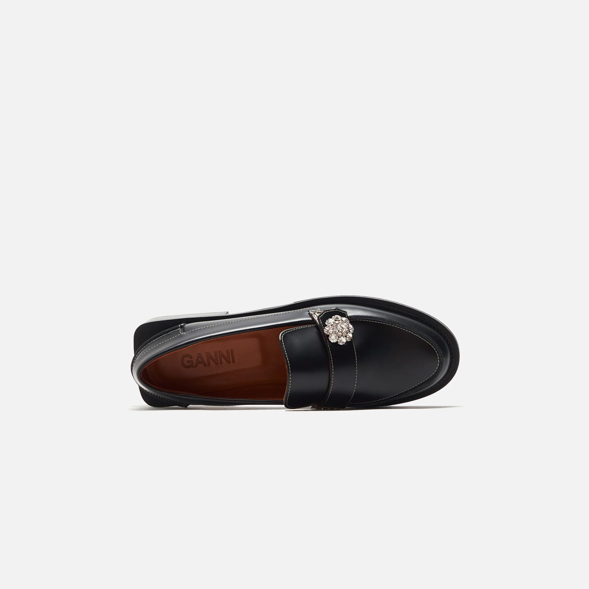 Ganni Loafer - Black Jewel - Image 4