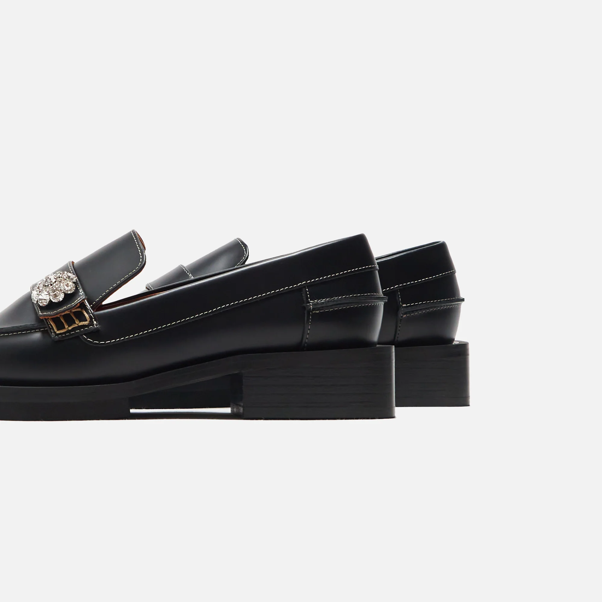 Ganni Loafer - Black Jewel - Image 5