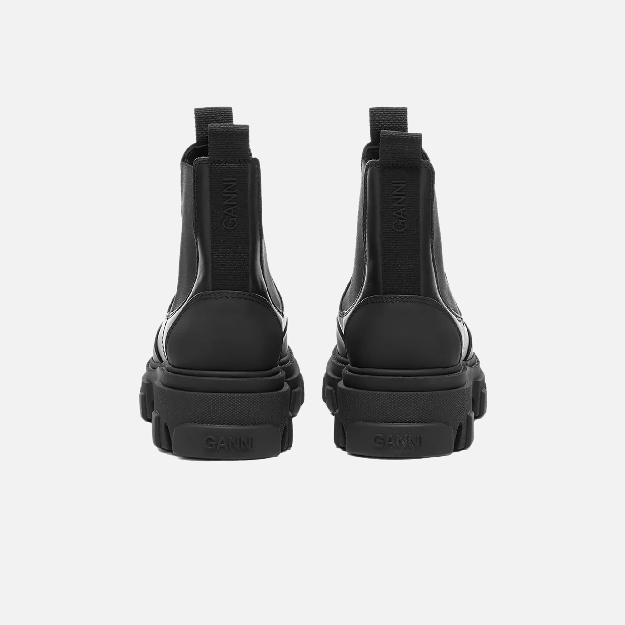 Ganni Low Chelsea Boot - Black - Image 3
