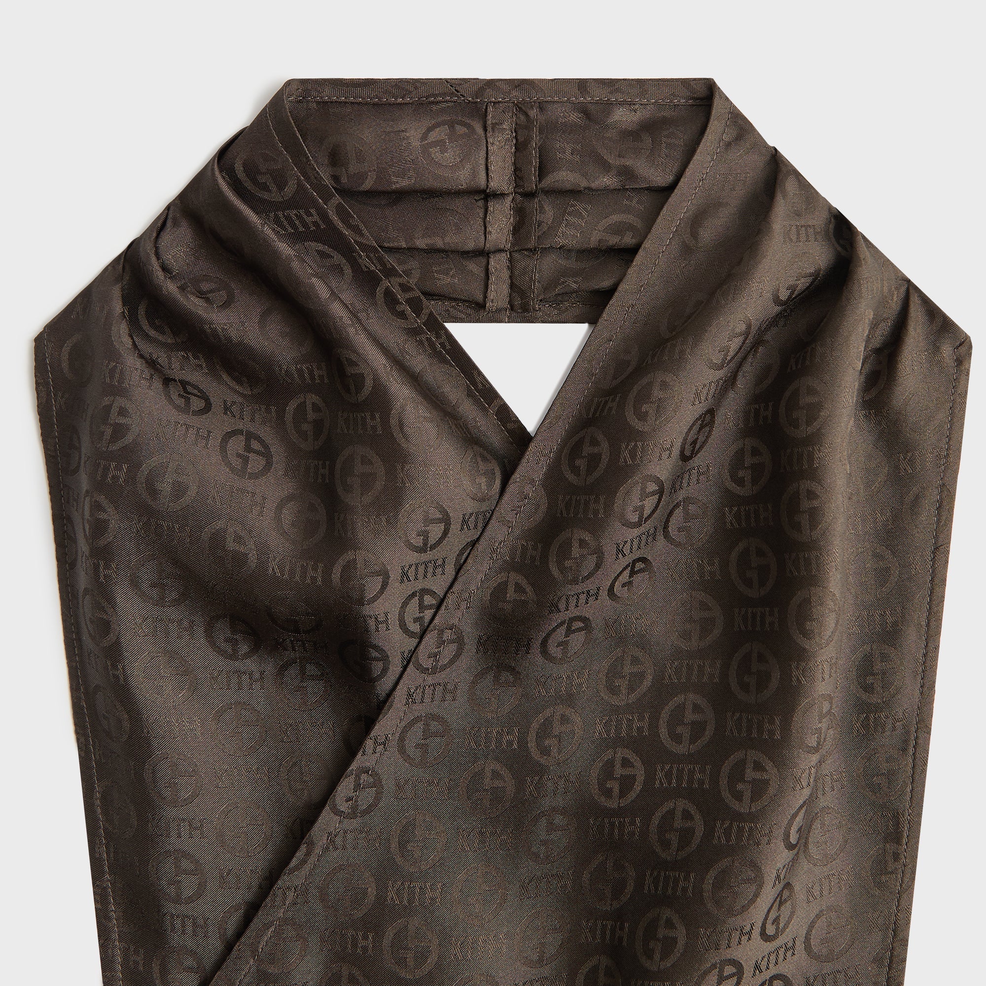 Giorgio Armani & Kith Women Silk Wrap Halter Cover Up - Kindling - Image 5