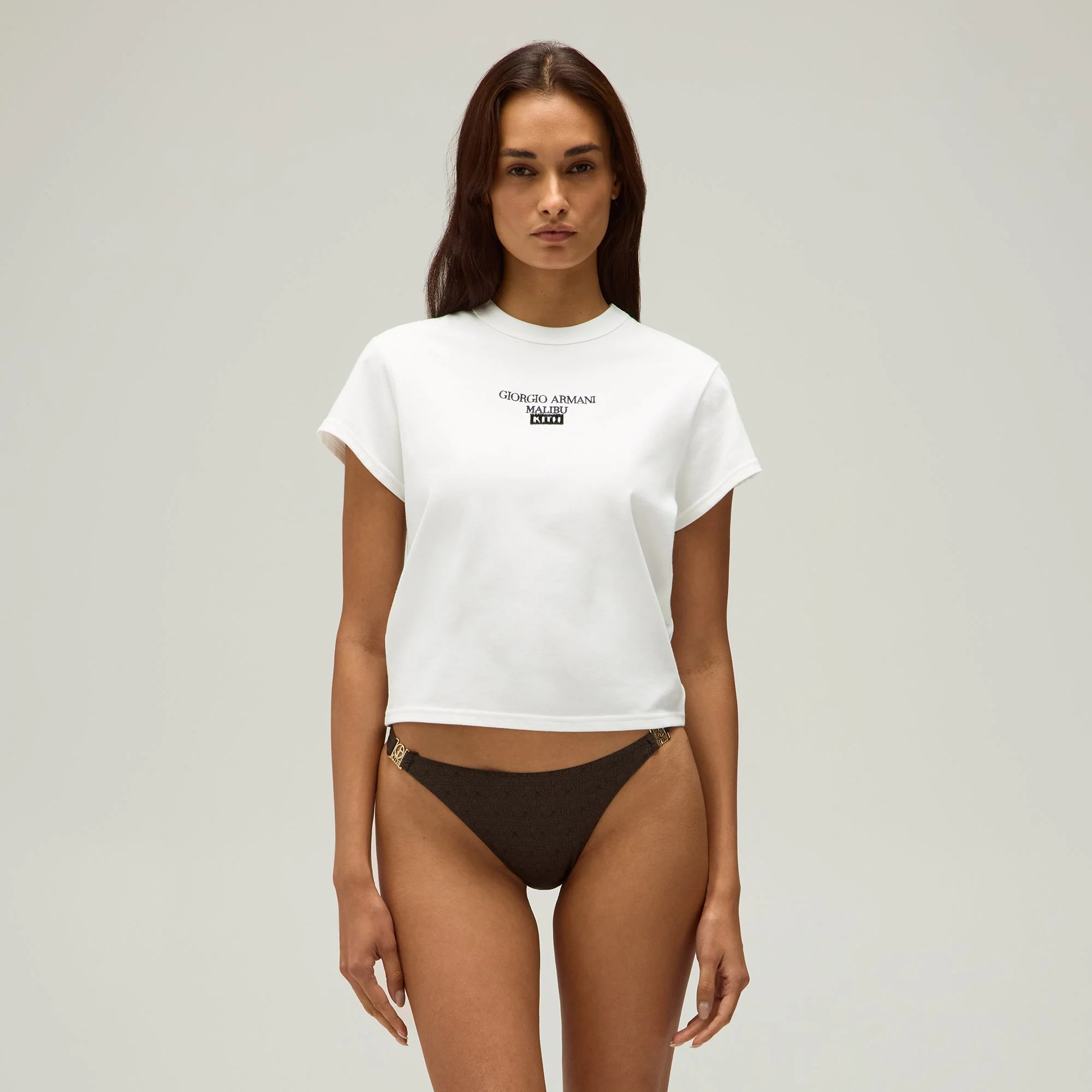 Giorgio Armani & Kith Women Malibu Mulberry Tee - White - Image 2