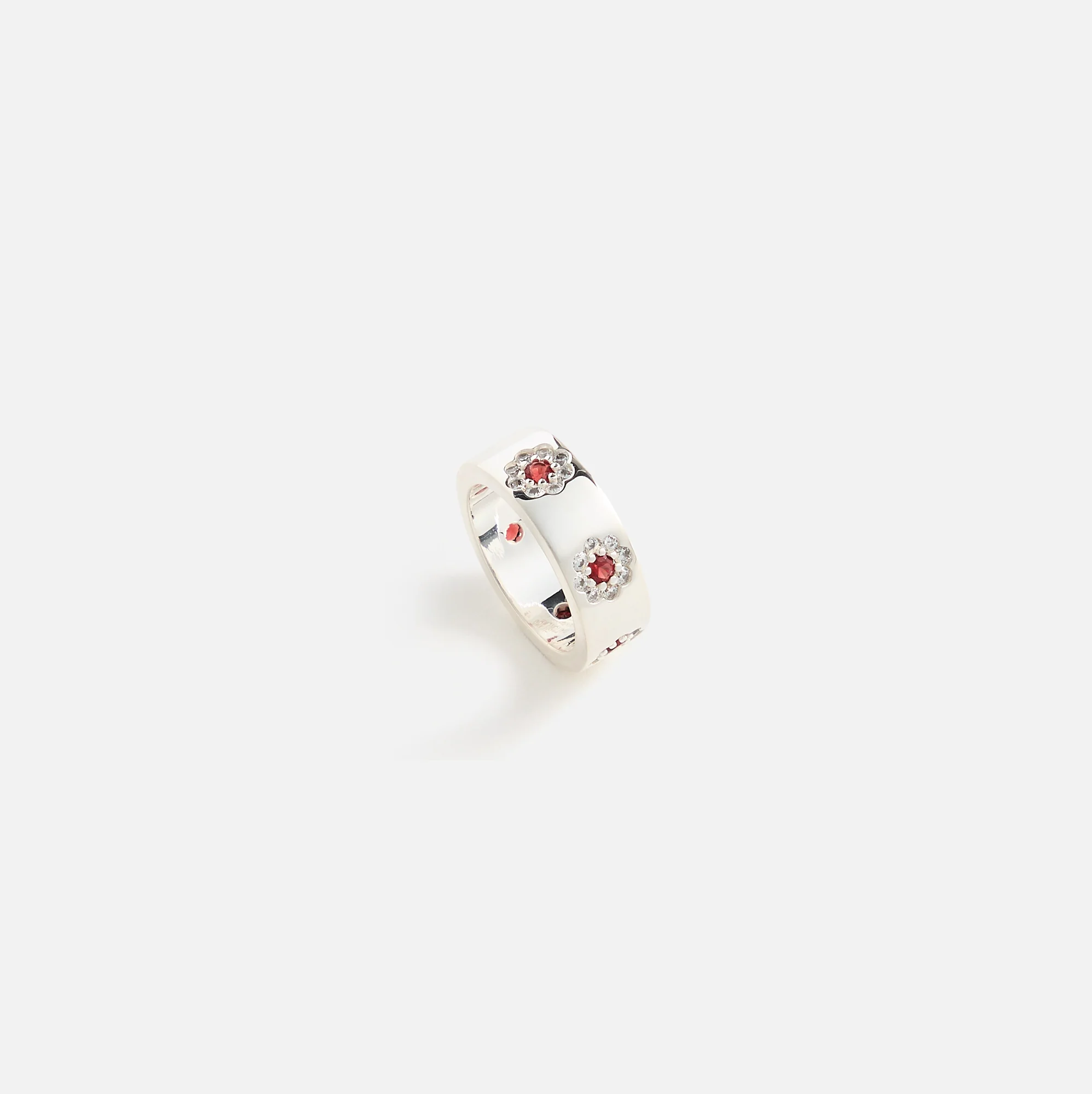 Hatton Labs Daisy Ring - White / Red - Image 2