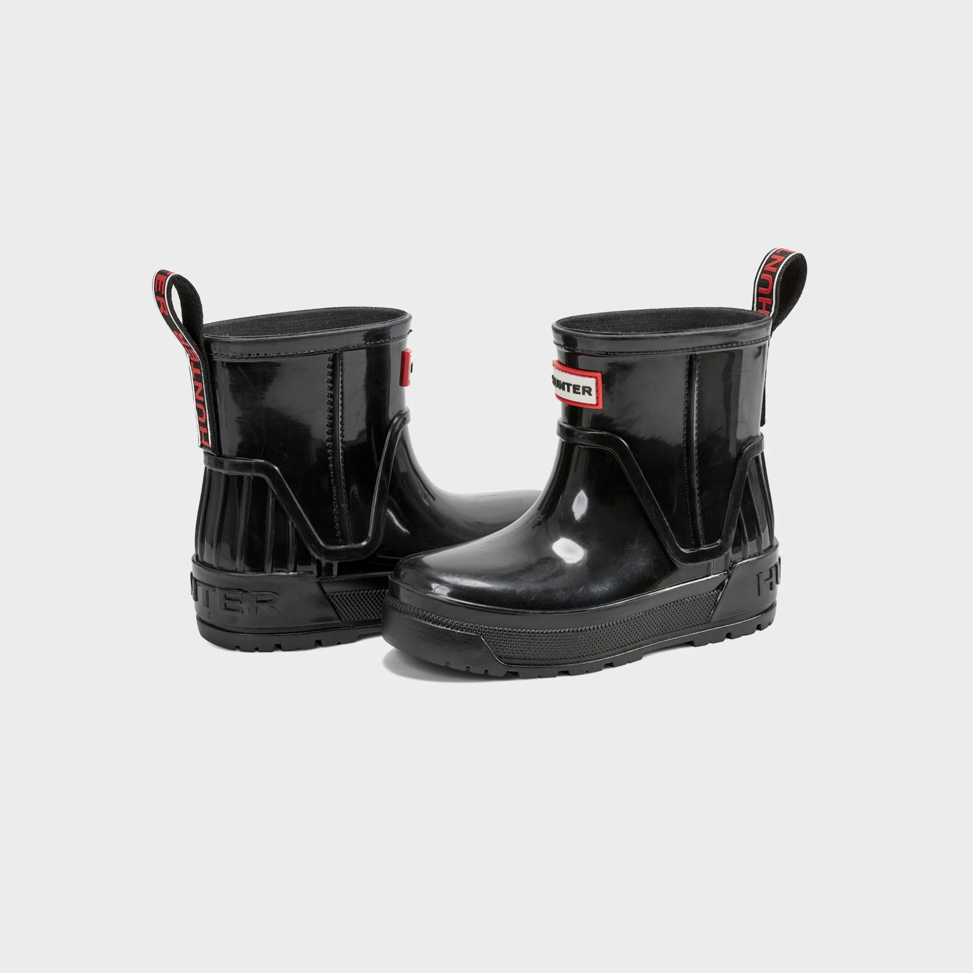 Hunter Big Kids Grace Waterproof Rain Boot - Black - Image 2