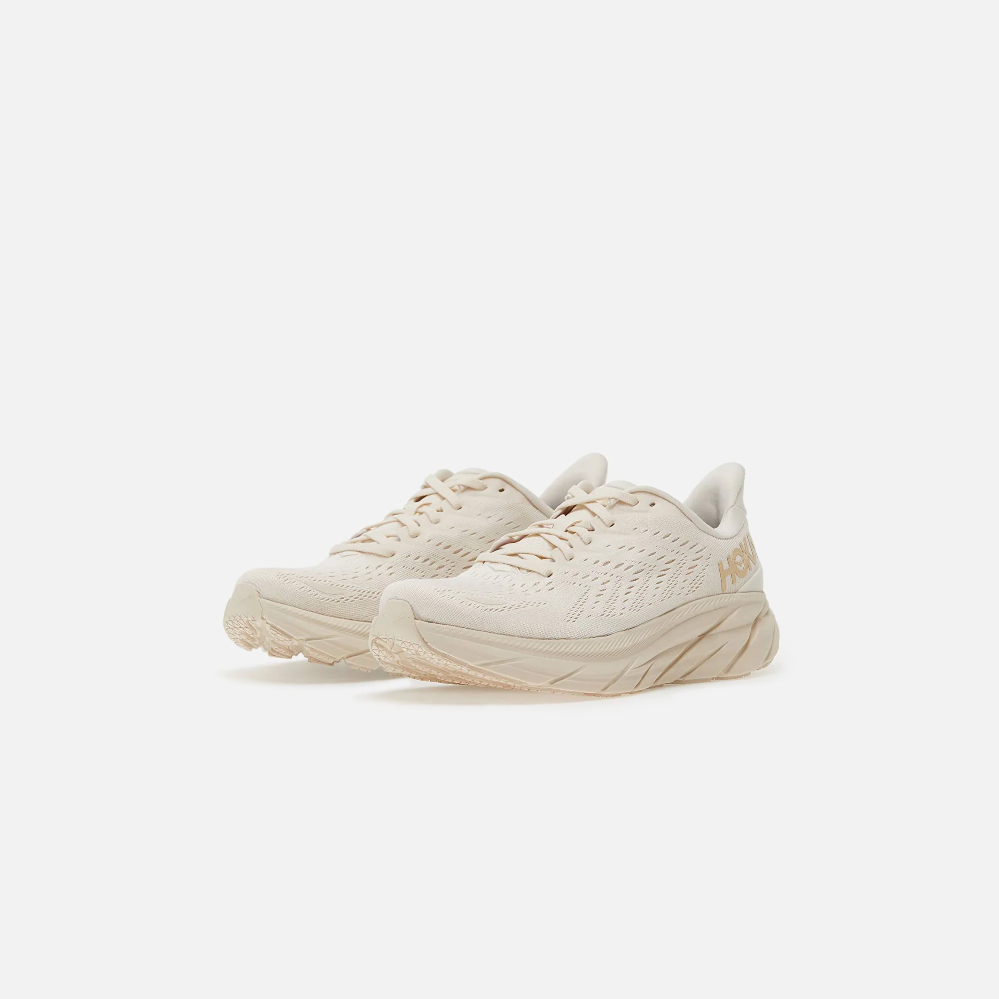HOKA WMNS Clifton 8 - Eggnog / Shifting Sand - Image 2