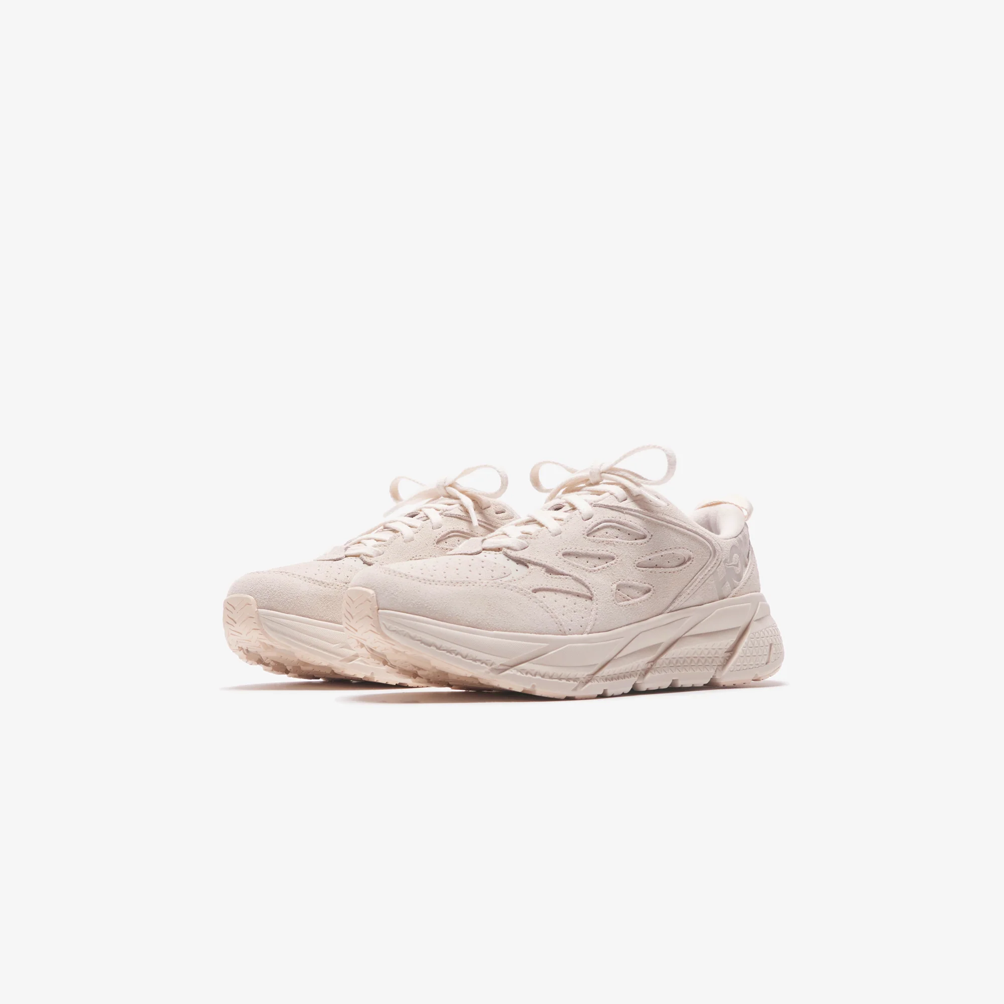 Hoka U Clifton L Suede - Eggnog - Image 2