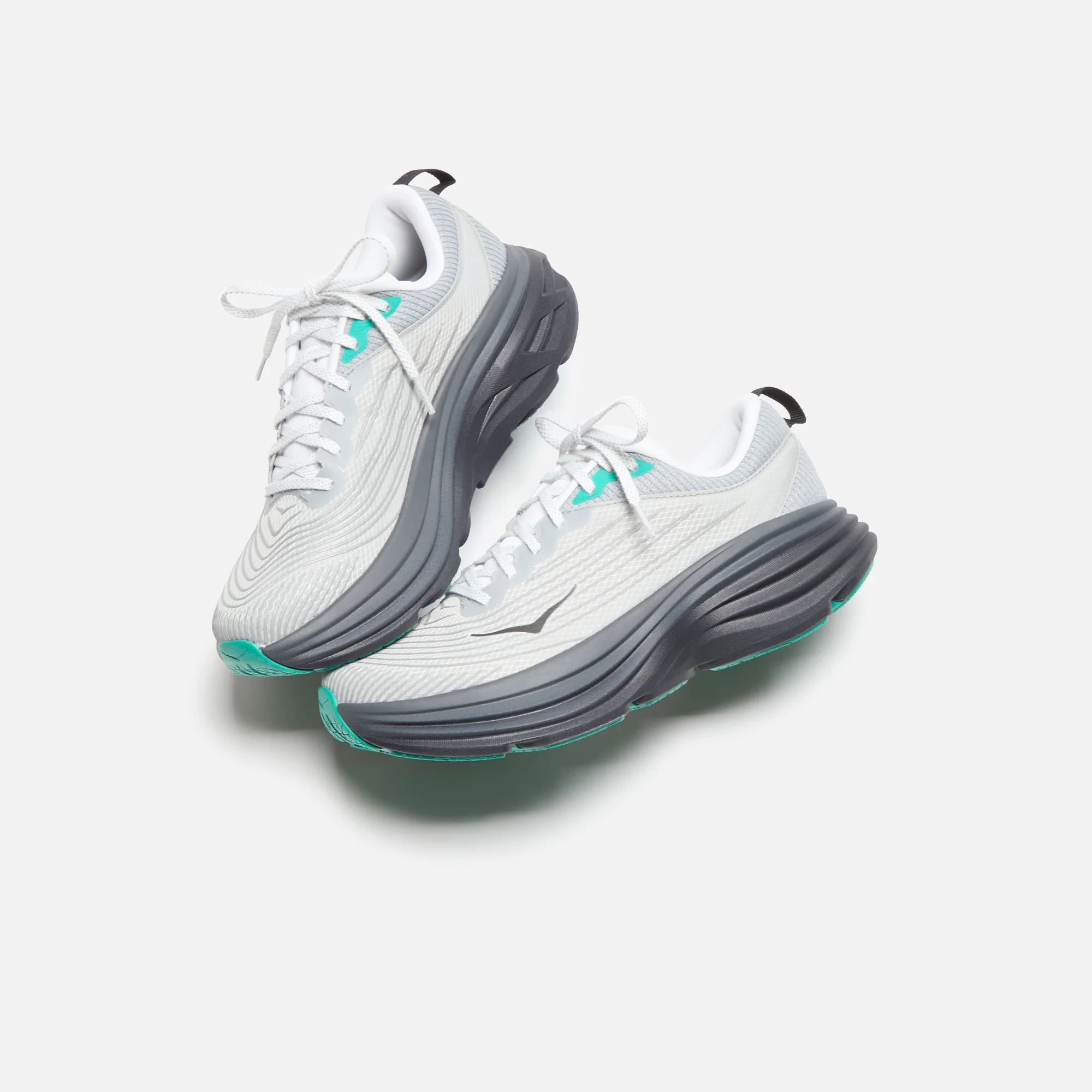 HOKA Bondi 8 Tech - Harbor Mist / Black - Image 4