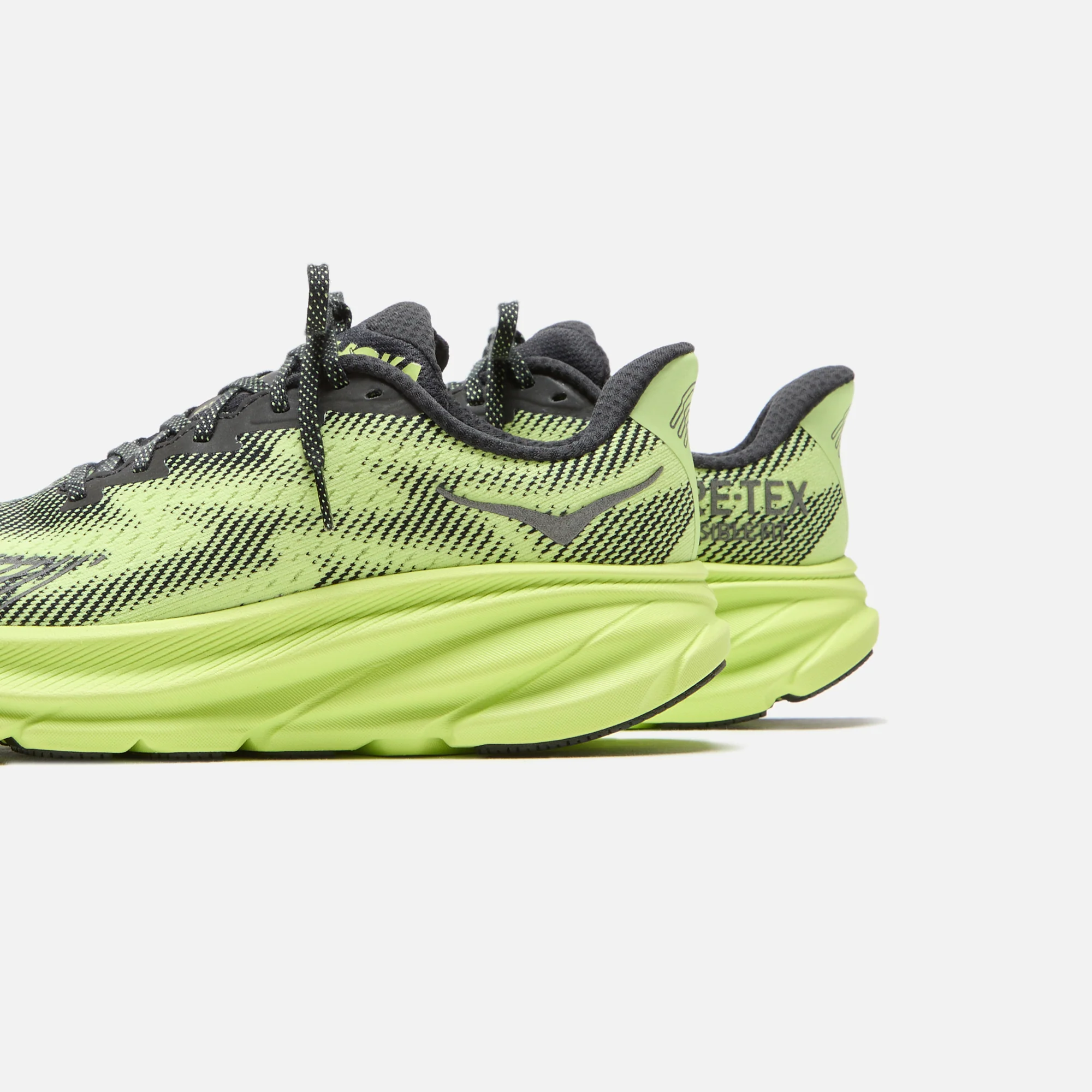 HOKA Clifton 9 GTX TS - Black / Lettuce - Image 3