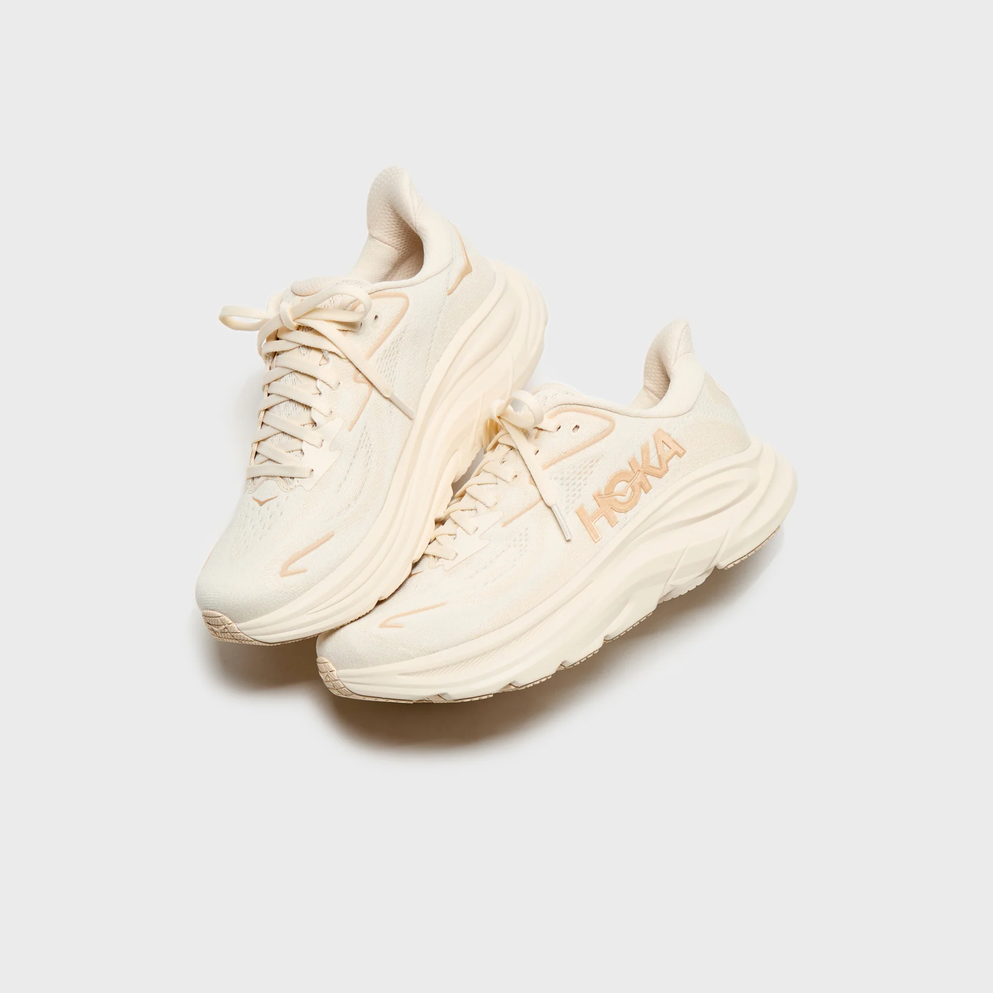 HOKA Clifton 10 - Vanilla / Birch - Image 4