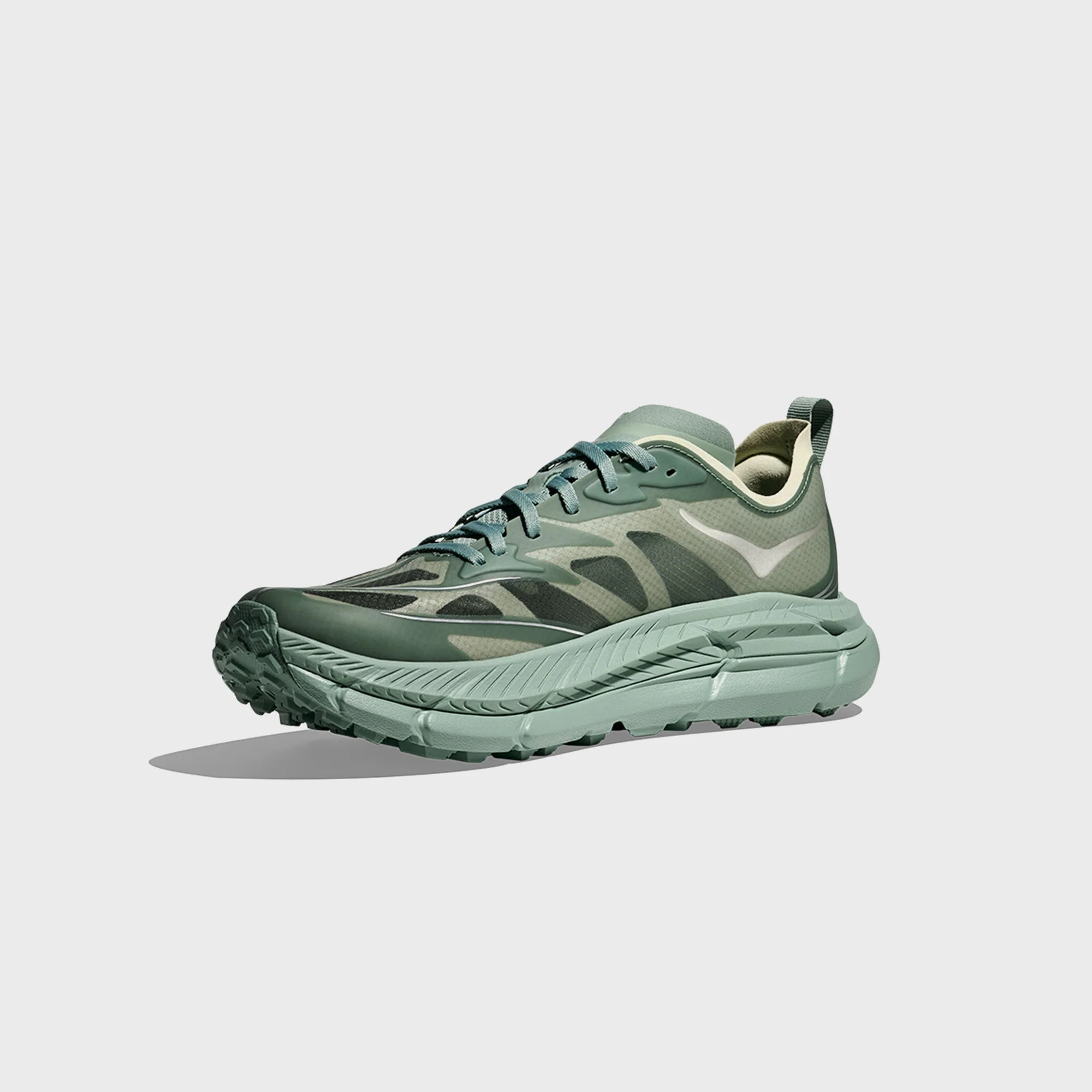 HOKA Mafate Speed 4 Lite - Rosemary / Pale Melon - Image 2