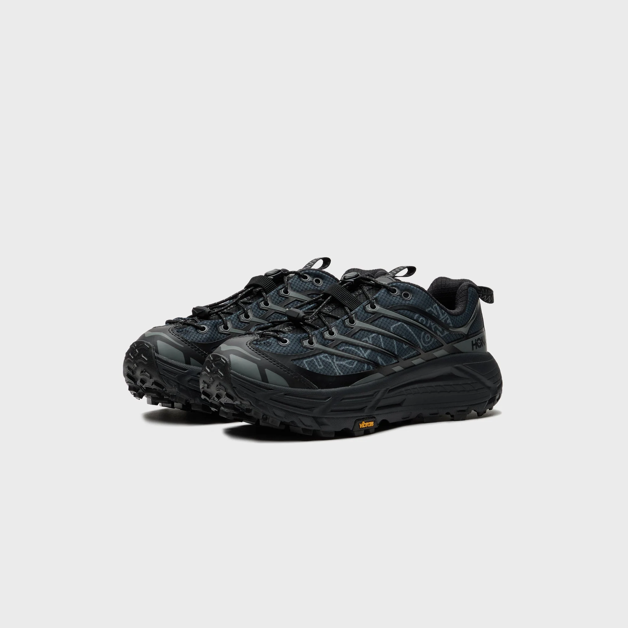 HOKA U Mafate Three2 Wordmark - Black / Outer Orbit - Image 2