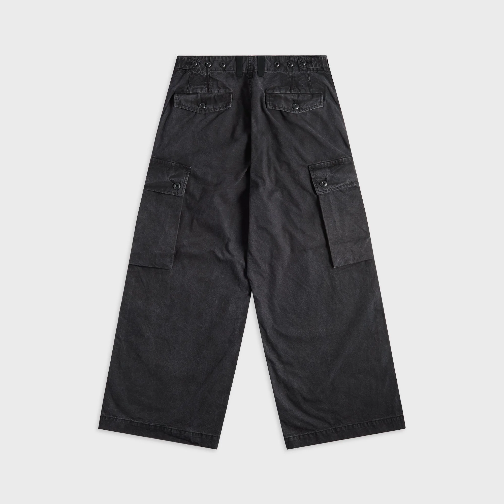 CDG Homme Wide Leg Utility Trousers - Black - Image 2