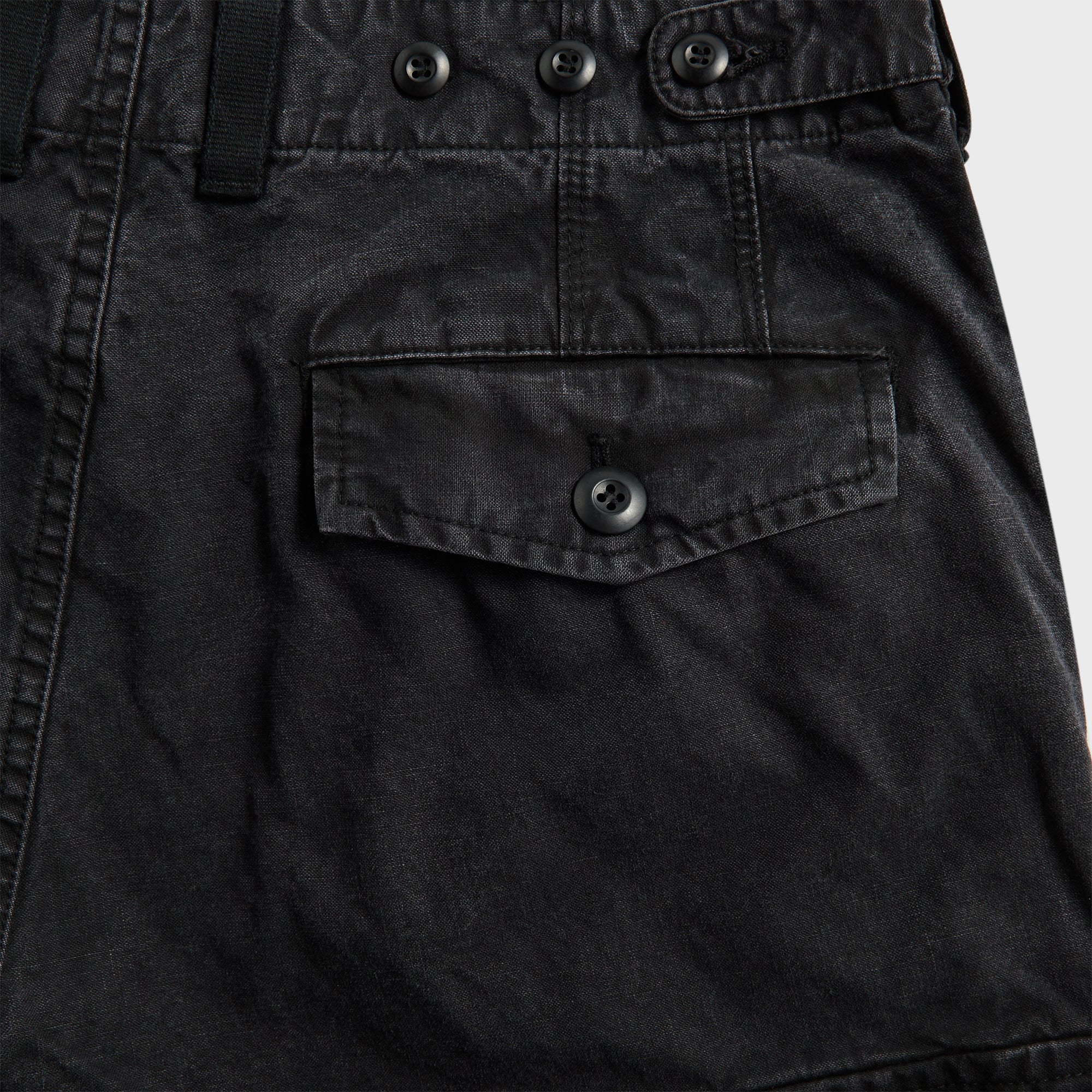 CDG Homme Wide Leg Utility Trousers - Black - Image 3