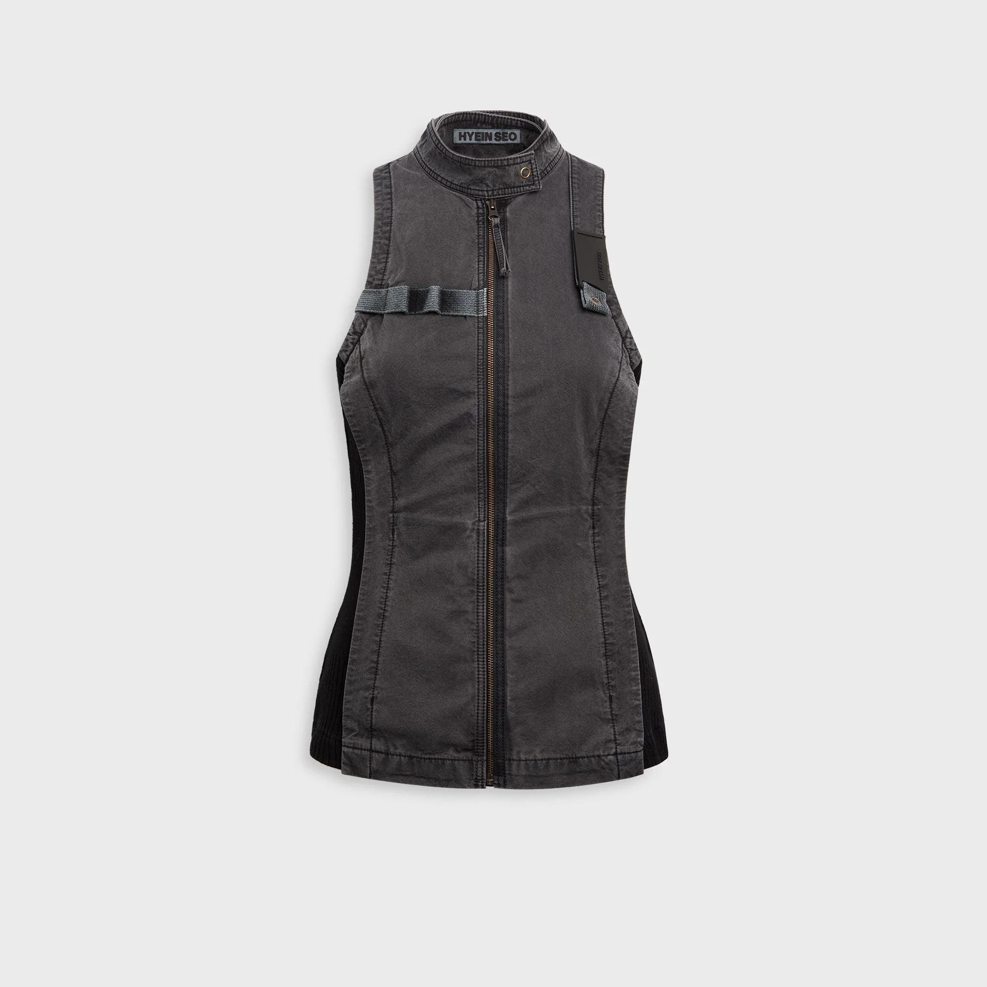 Hyein Seo Double Layer Moto Jacket - Midnight - Image 4