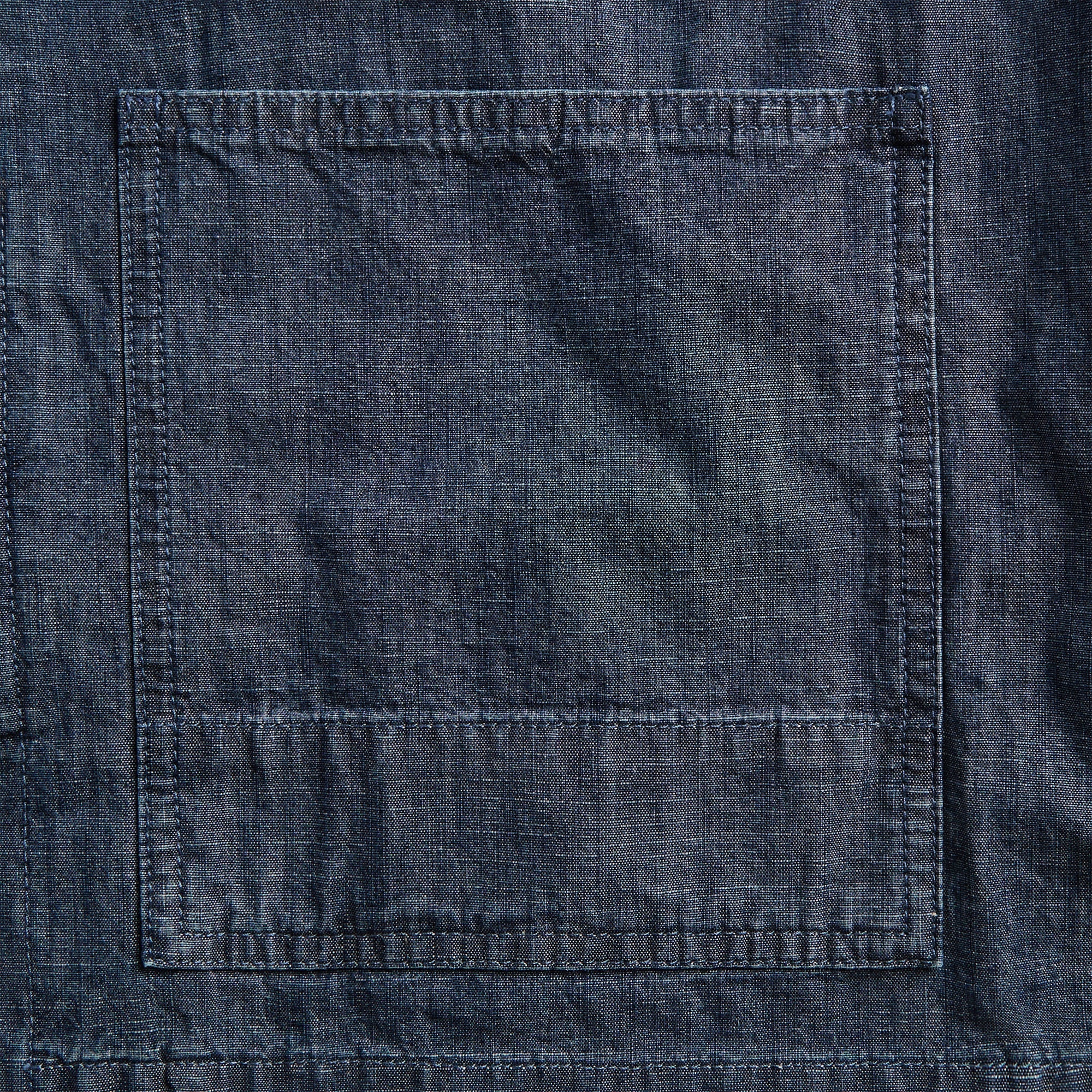 Jil Sander Cotton Chambray Blouson - Indigo - Image 3