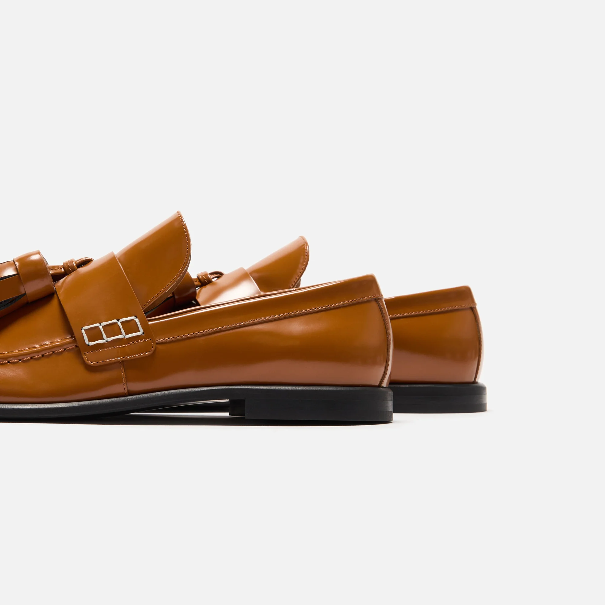 JW Anderson Tassel Loafer Mules - Tan - Image 3