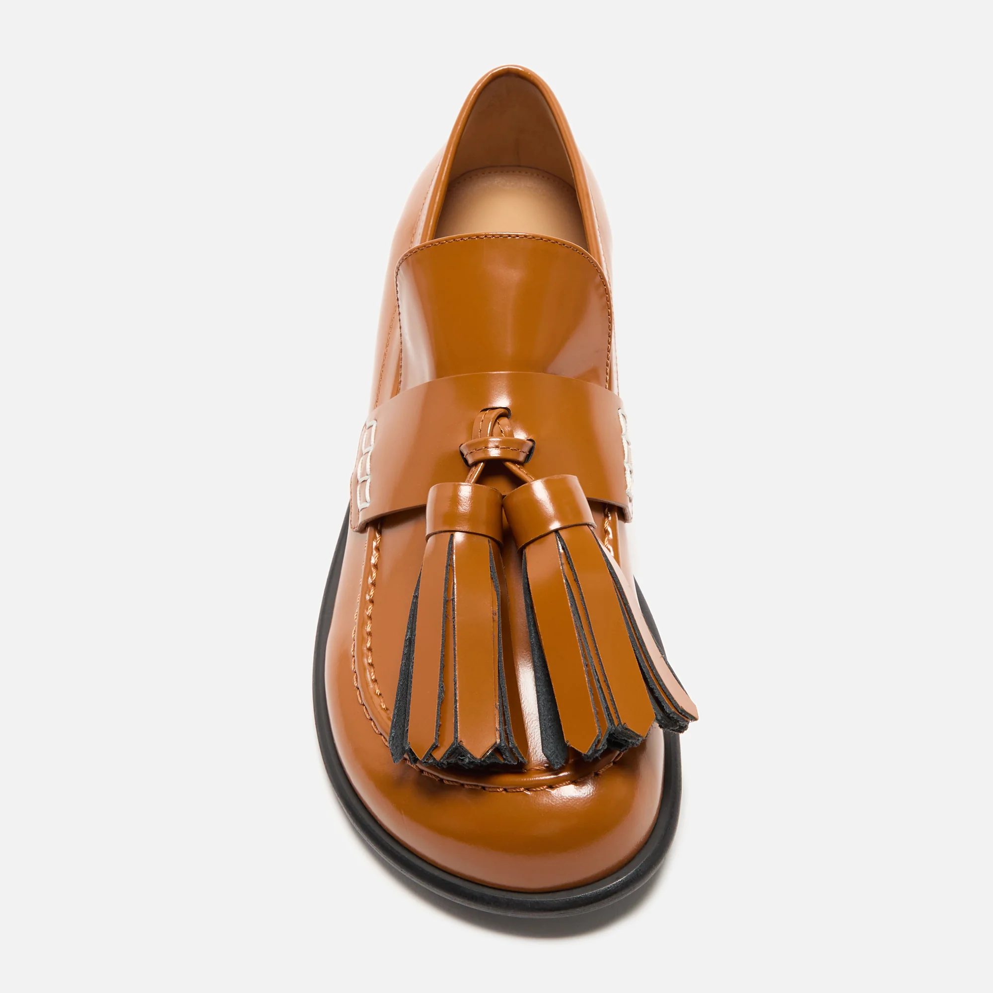JW Anderson Tassel Loafer Mules - Tan - Image 7